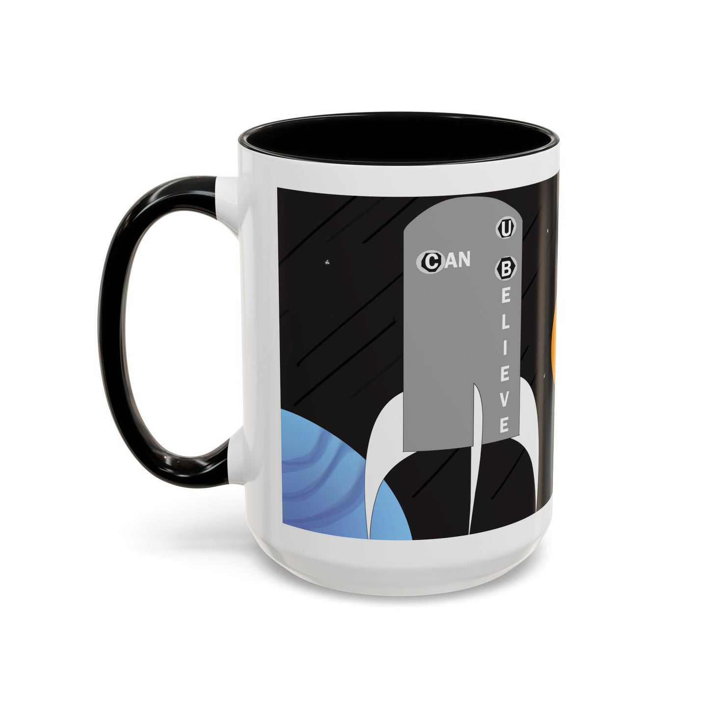 Rocket Hot Chocolate Mug, Gift for child, Inspirational - 11oz or 15oz