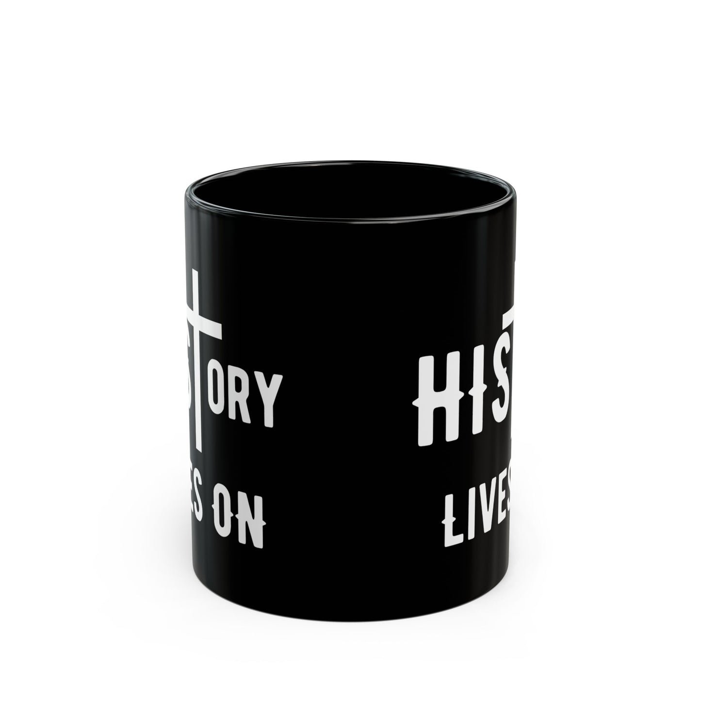 HIStory Lives On, Black Mug (11oz, 15oz)