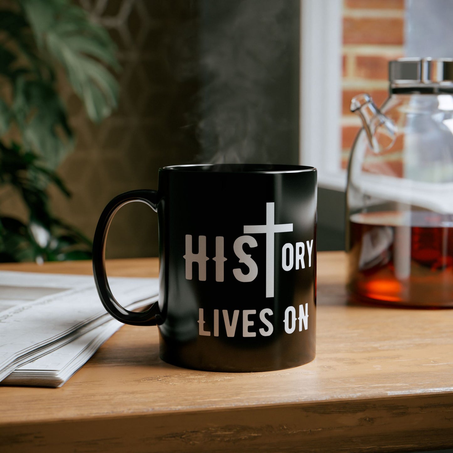 HIStory Lives On, Black Mug (11oz, 15oz)