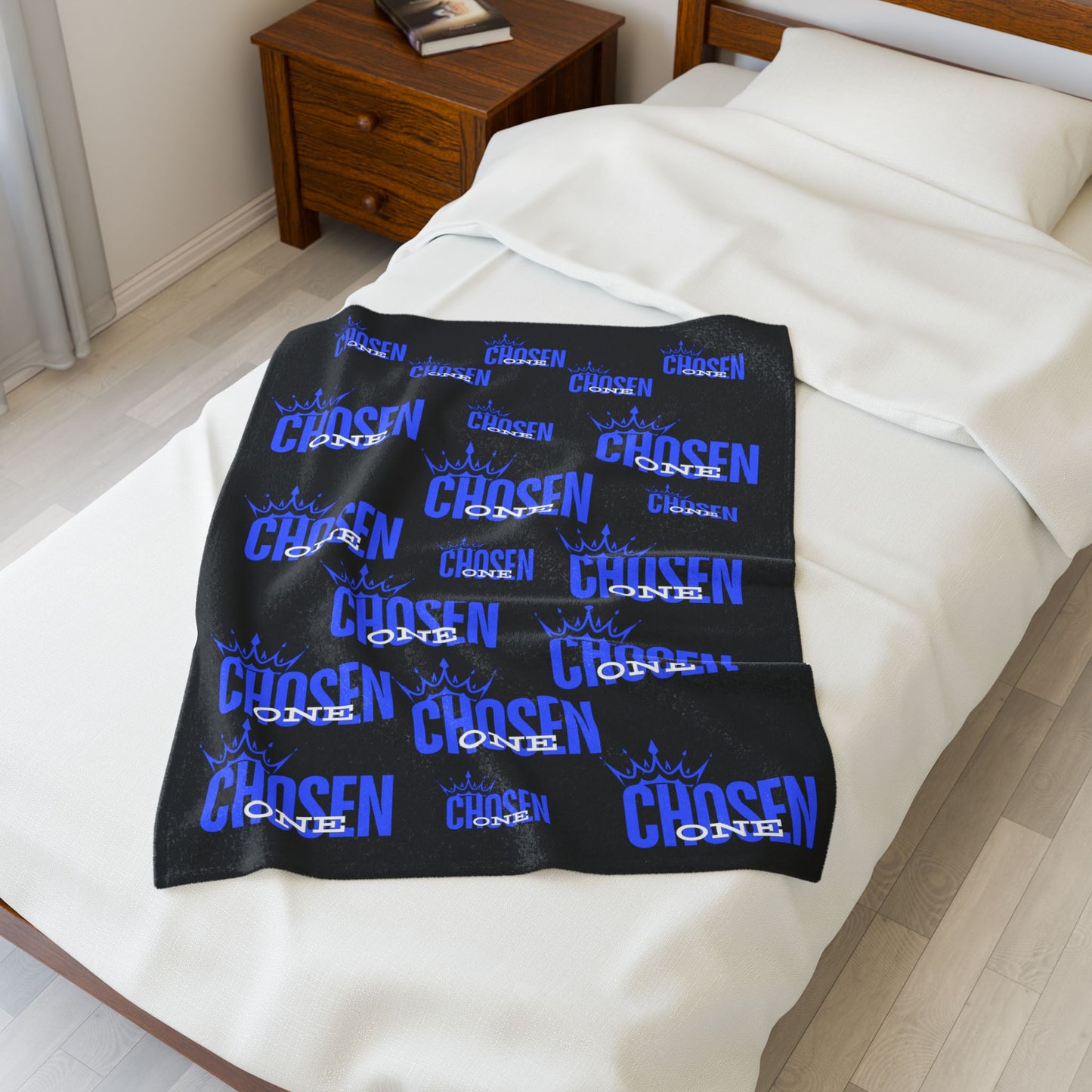 Chosen One - Crown - Velveteen Plush Blanket