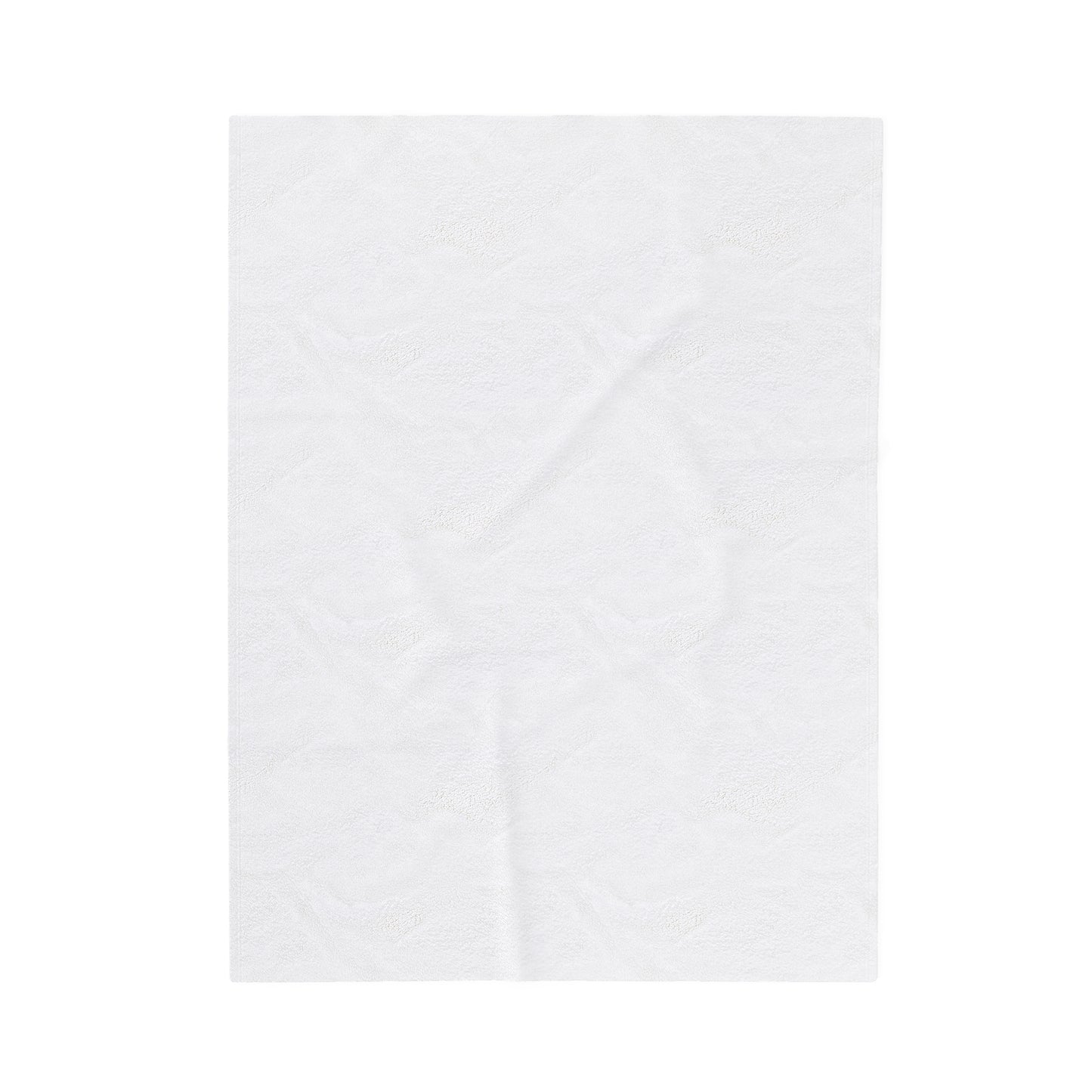 Polar Bear Velveteen Plush Blanket - Orange