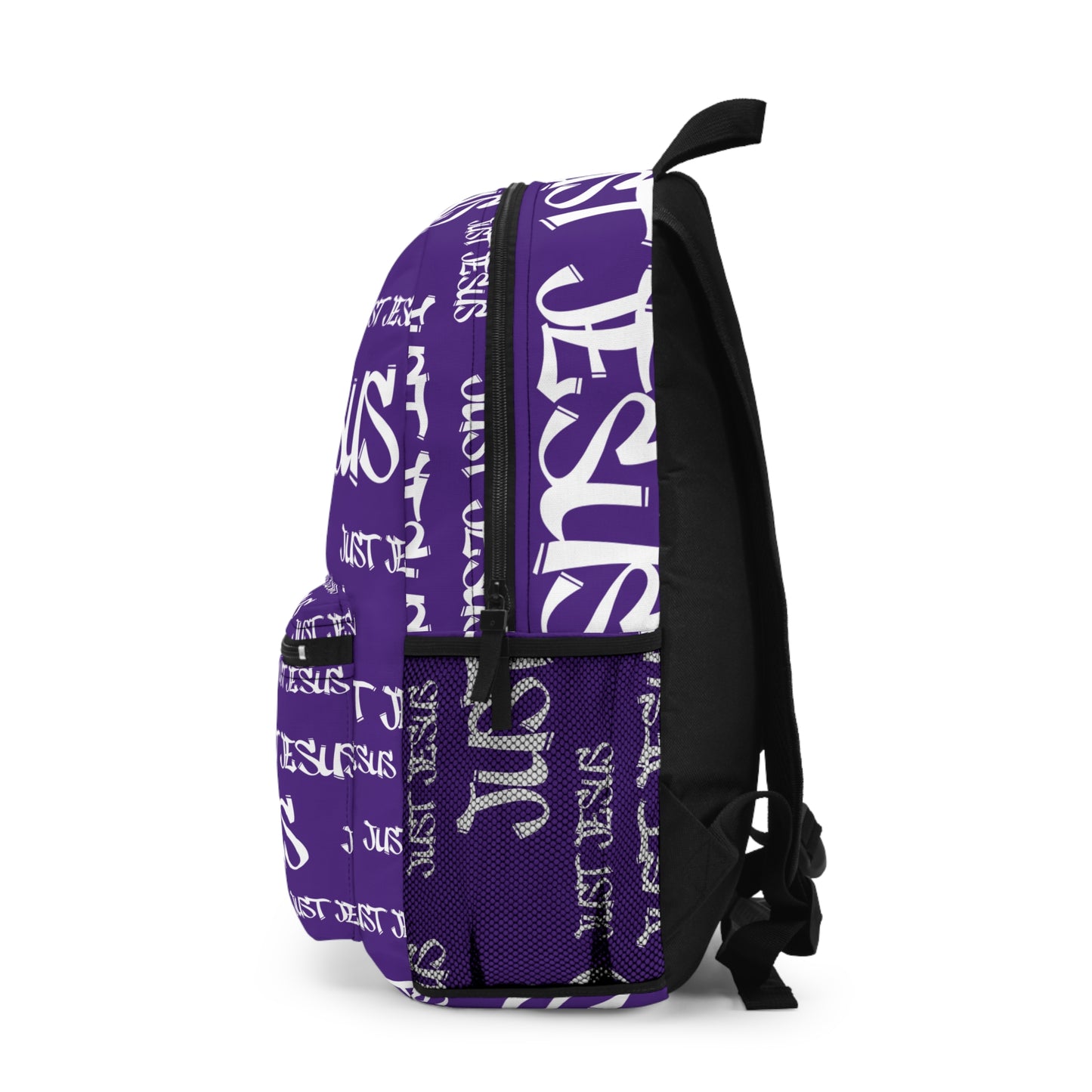 Just Jesus Backpack (purple), gift, sleepover, camping, day trips, school