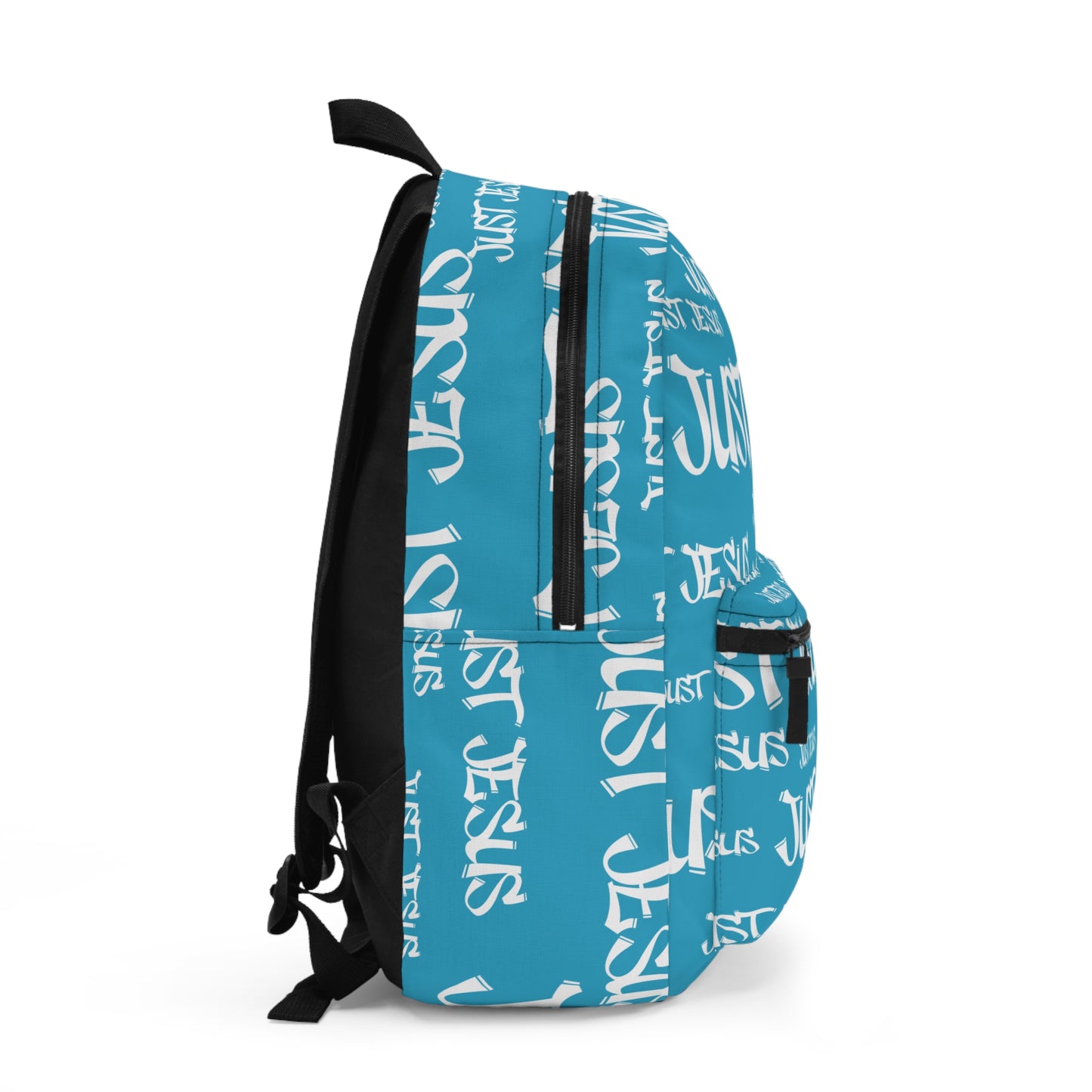 Just Jesus Backpack (turquoise), gift, sleepover, camping, day trips, school