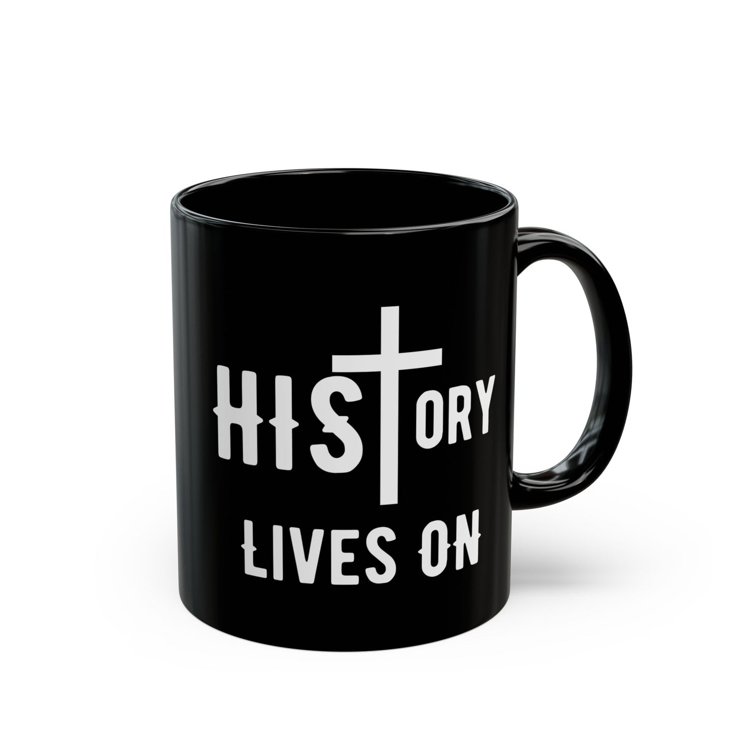 HIStory Lives On, Black Mug (11oz, 15oz)