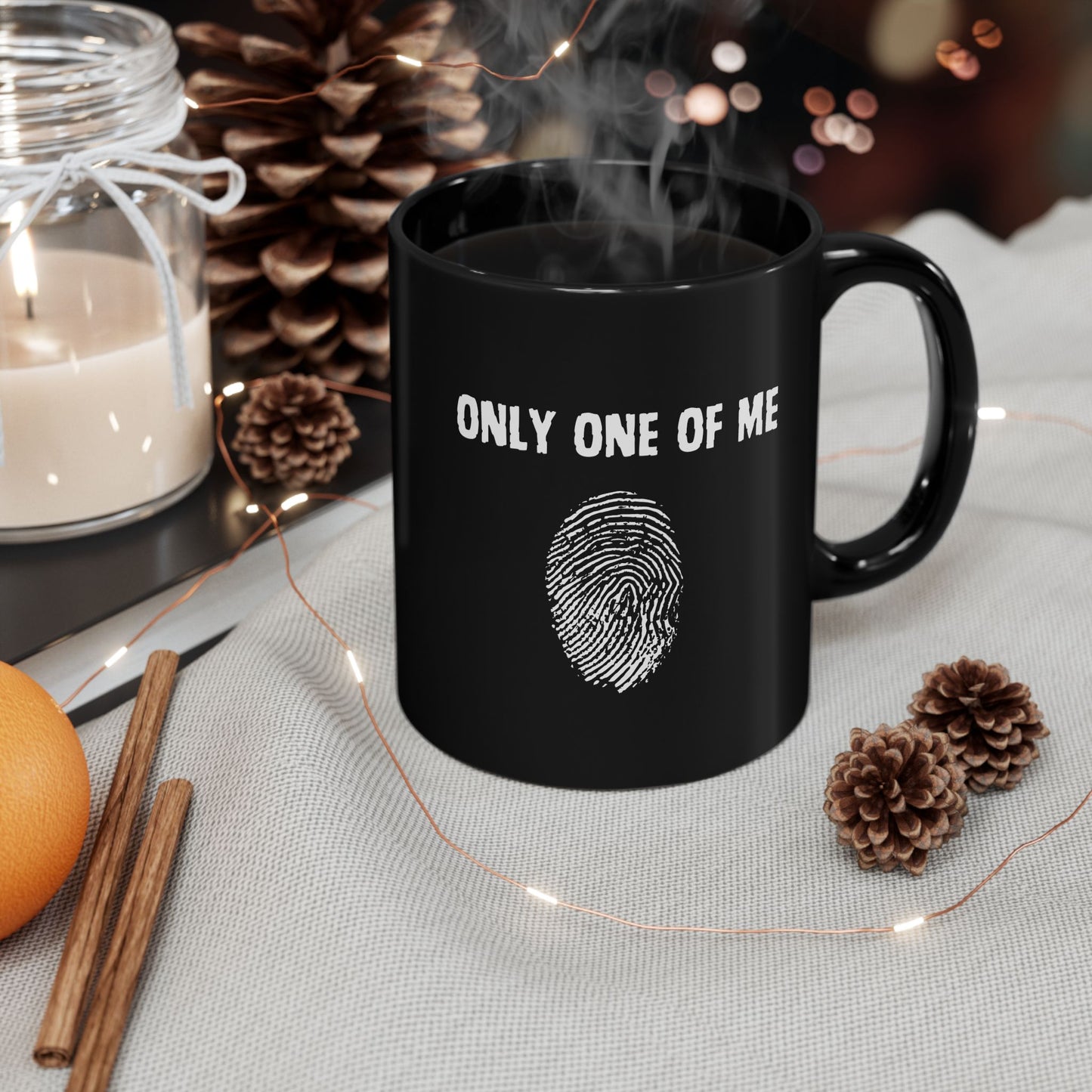 Only One of Me, Psalm 139:14, Black Mug (11 oz, 15 oz)