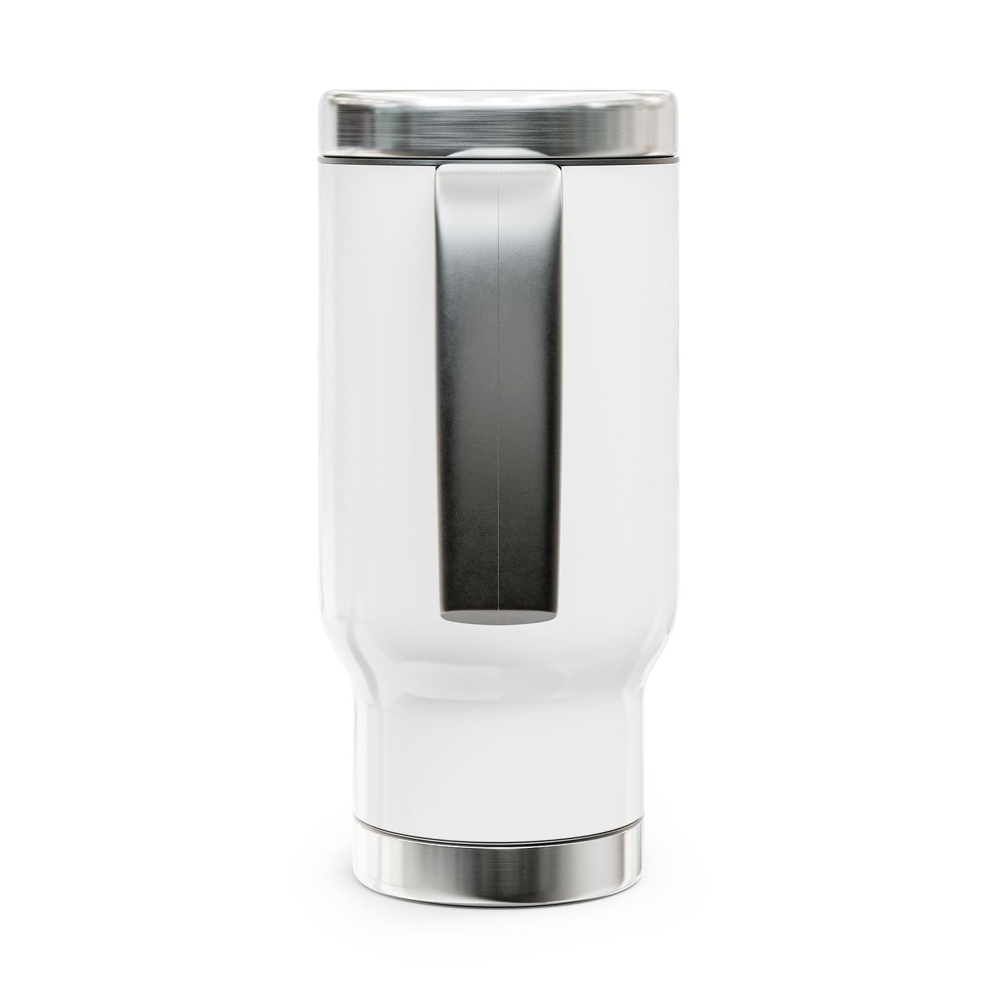 Jesus Loves You - Stainless Steel Mug with Handle, Christian, running errands