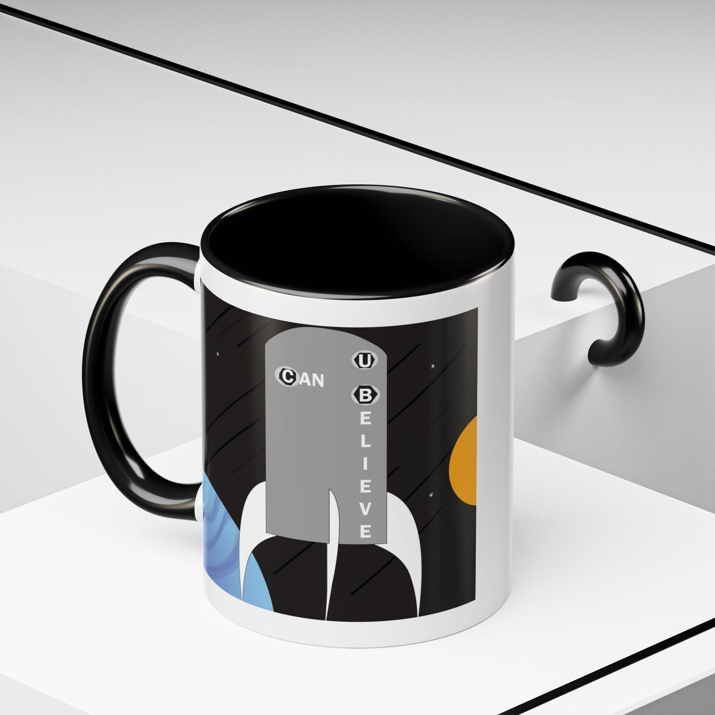 Rocket Hot Chocolate Mug, Gift for child, Inspirational - 11oz or 15oz