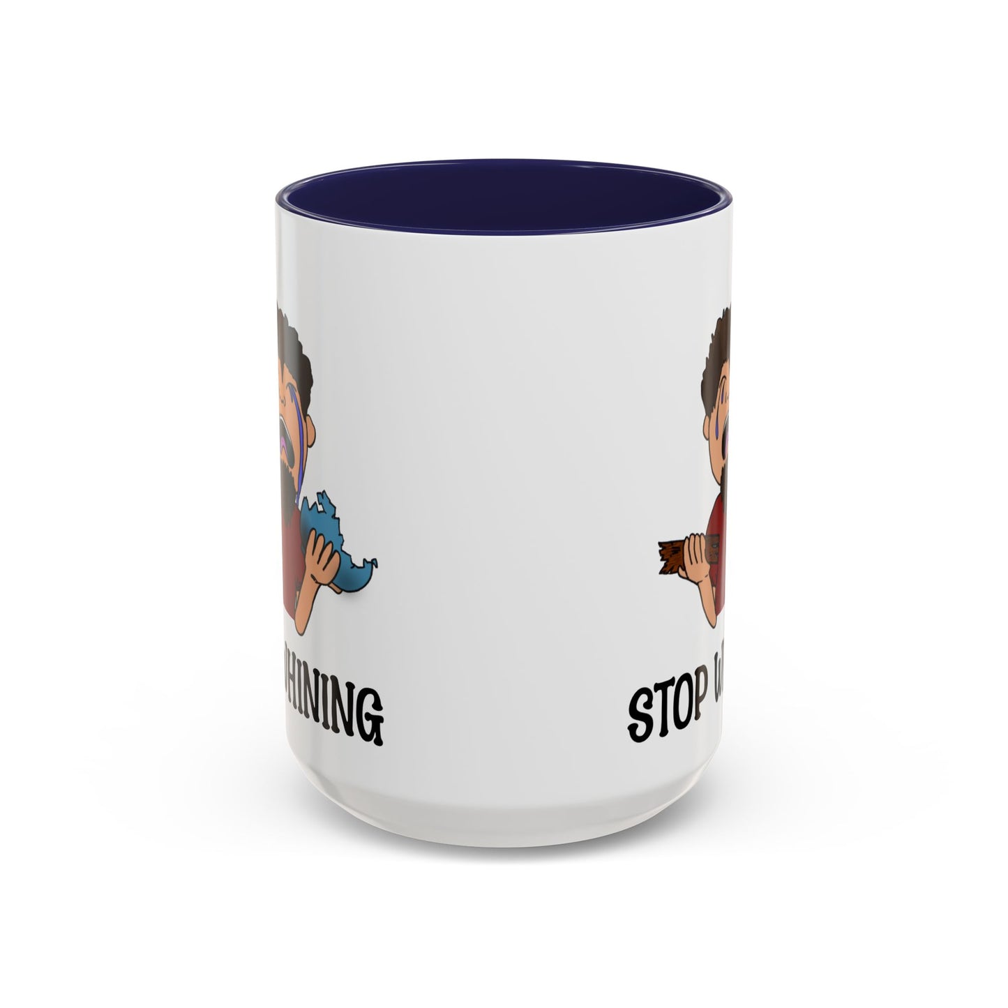 Stop Whining Accent Coffee Mug, 11oz and 15oz, birthday gift, fun gift, Philippians 2:14