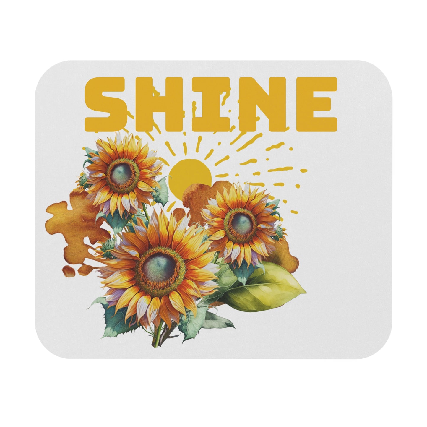 SHINE Mouse Pad (9"x8" Rectangle) , sunflowers