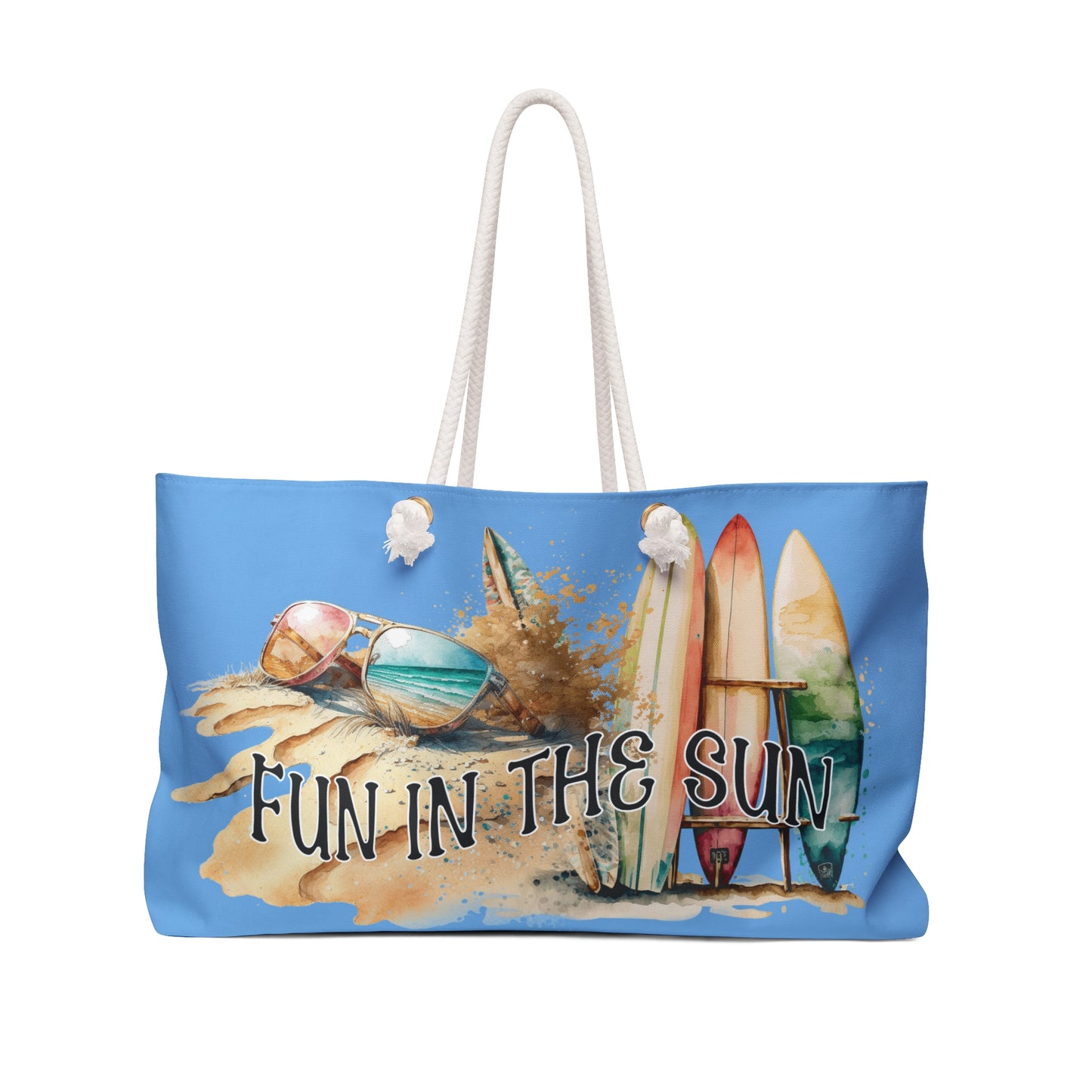 Fun in the Sun Weekender Tote Bag, Vacation, Beach fun