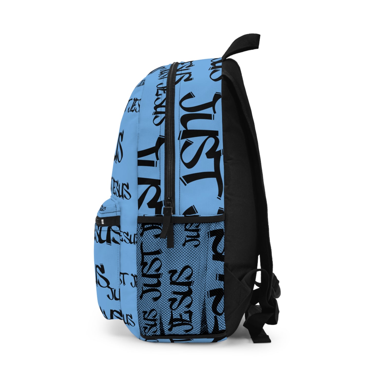 Just Jesus Backpack (light blue), gift, sleepover, camping, day trips, school