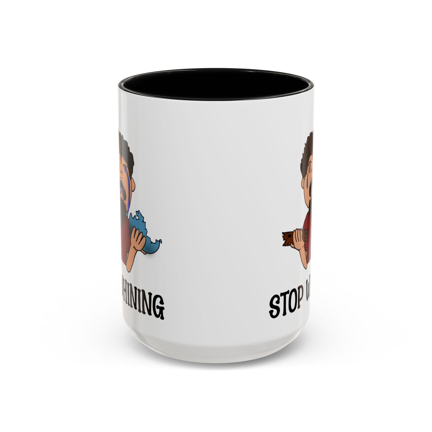 Stop Whining Accent Coffee Mug, 11oz and 15oz, birthday gift, fun gift, Philippians 2:14
