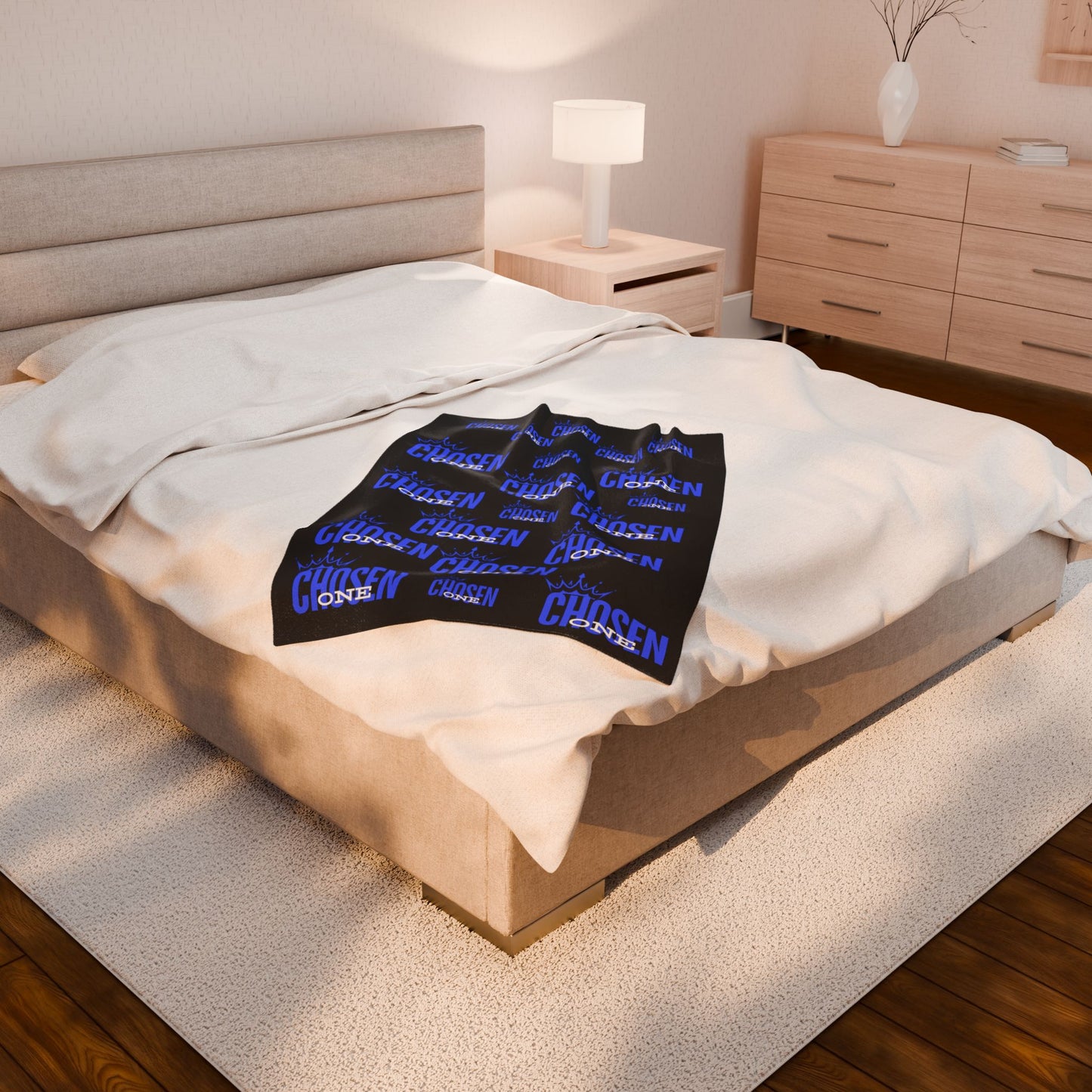 Chosen One - Crown - Velveteen Plush Blanket