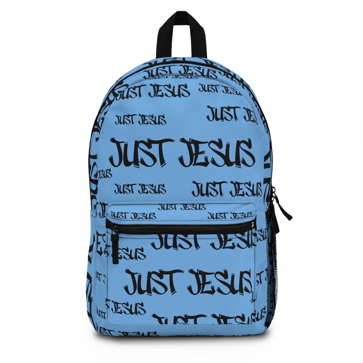Just Jesus Backpack (light blue), gift, sleepover, camping, day trips, school