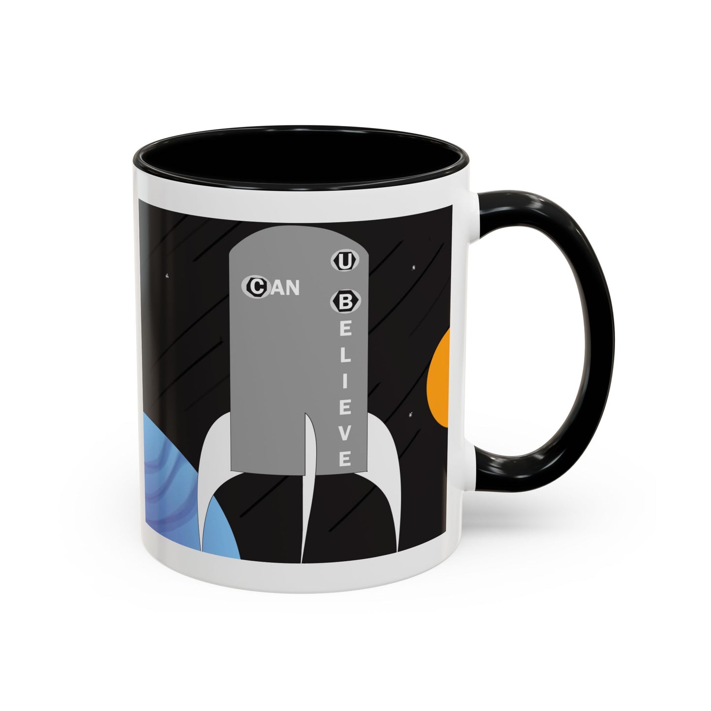 Rocket Hot Chocolate Mug, Gift for child, Inspirational - 11oz or 15oz