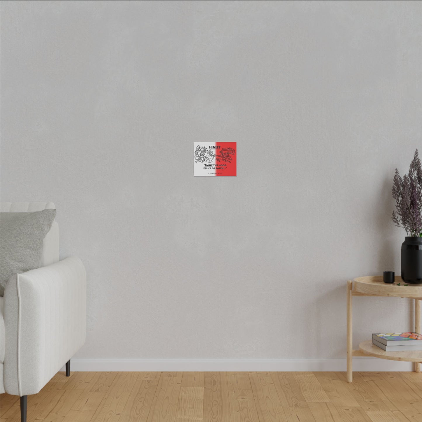 Fight the Good Fight, Matte Canvas, Stretched 0.75", wall art
