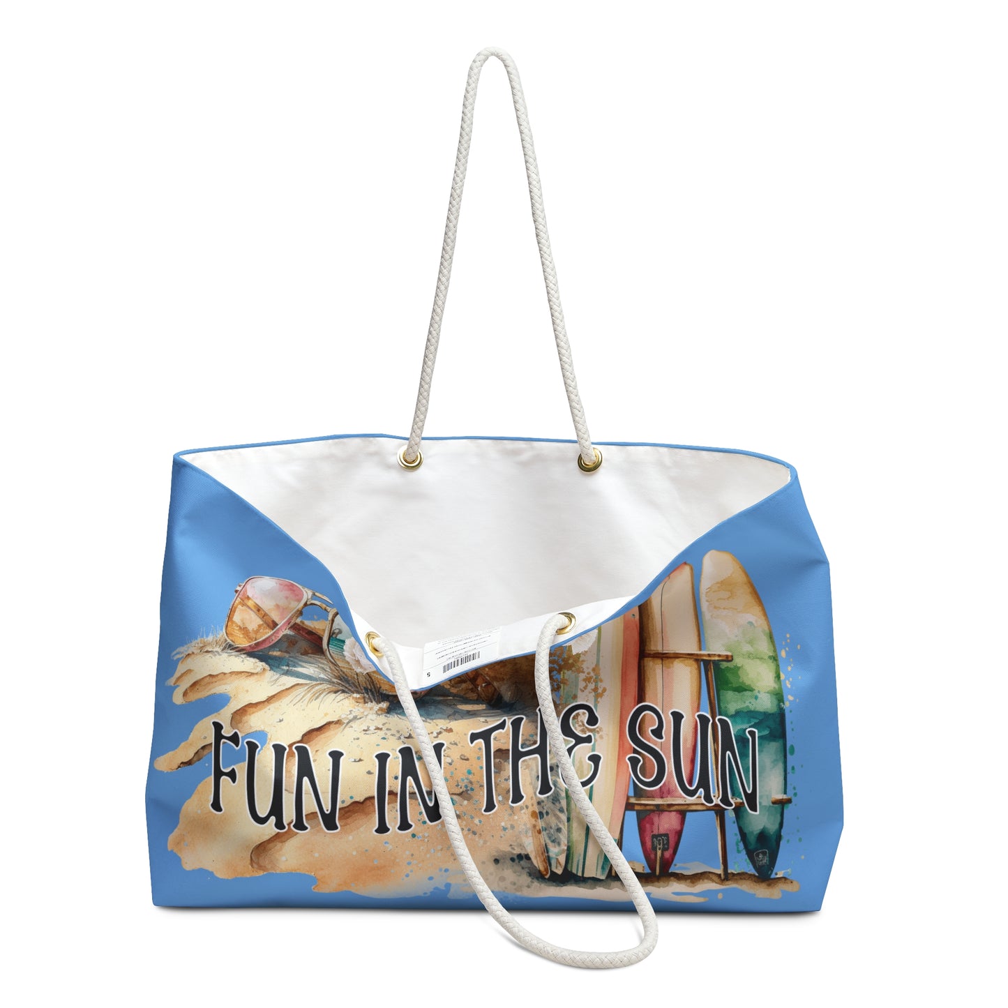 Fun in the Sun Weekender Tote Bag, Vacation, Beach fun