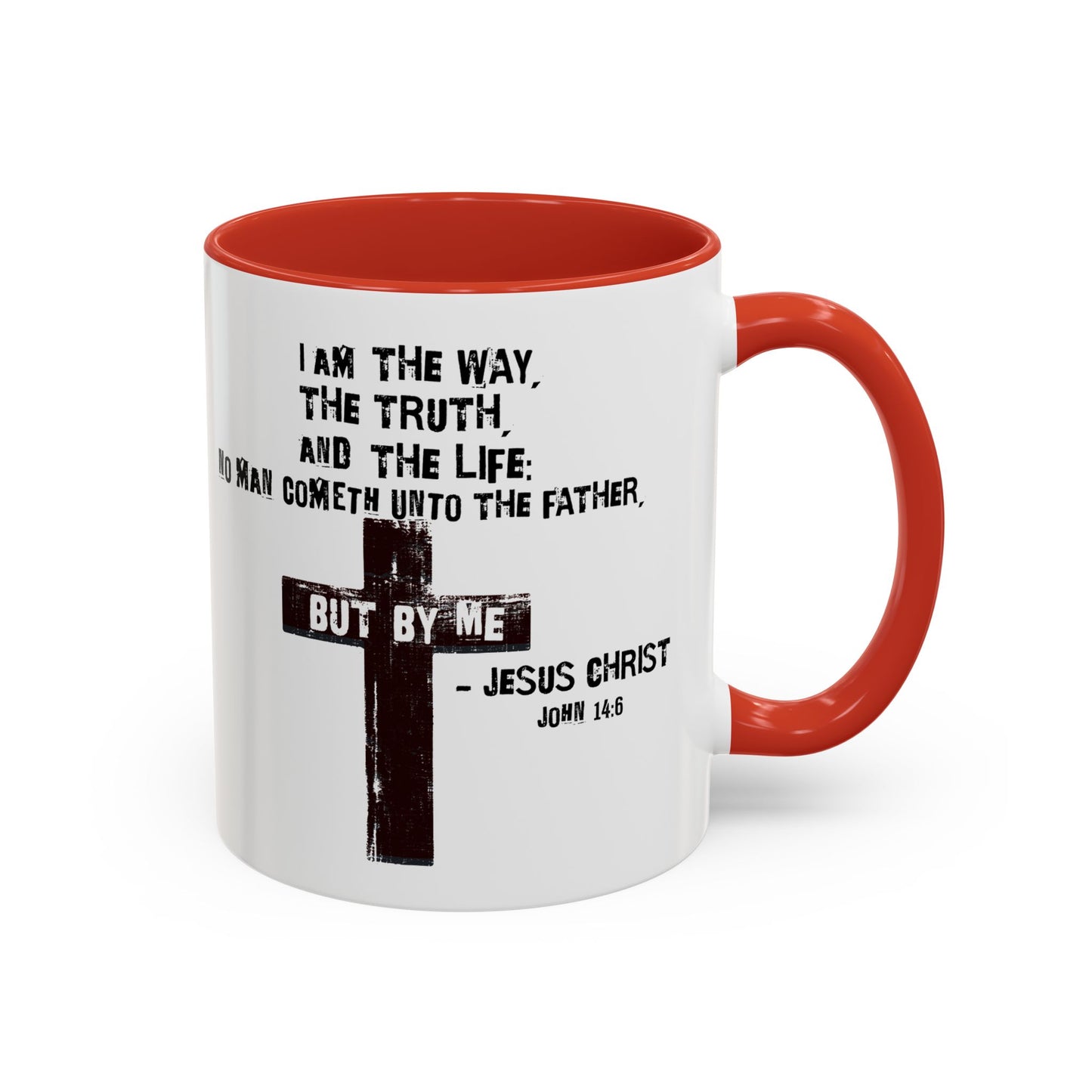 Jesus is The Way Accent Coffee Mug, 11oz, tea, hot chocolate