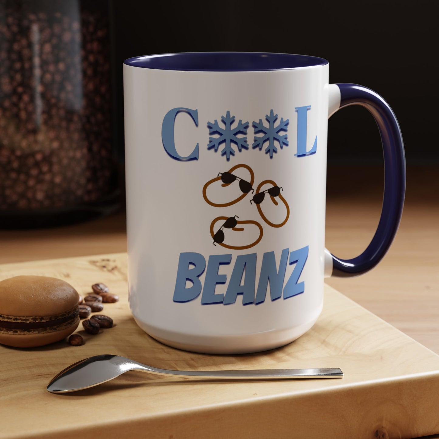 Cool Beanz coffee mug, fun, humorous gift, birthday