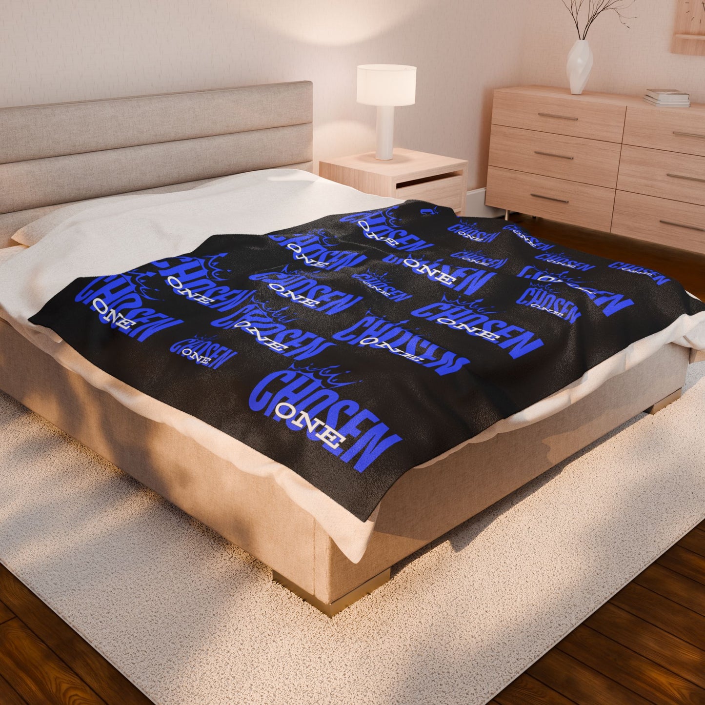 Chosen One - Crown - Velveteen Plush Blanket