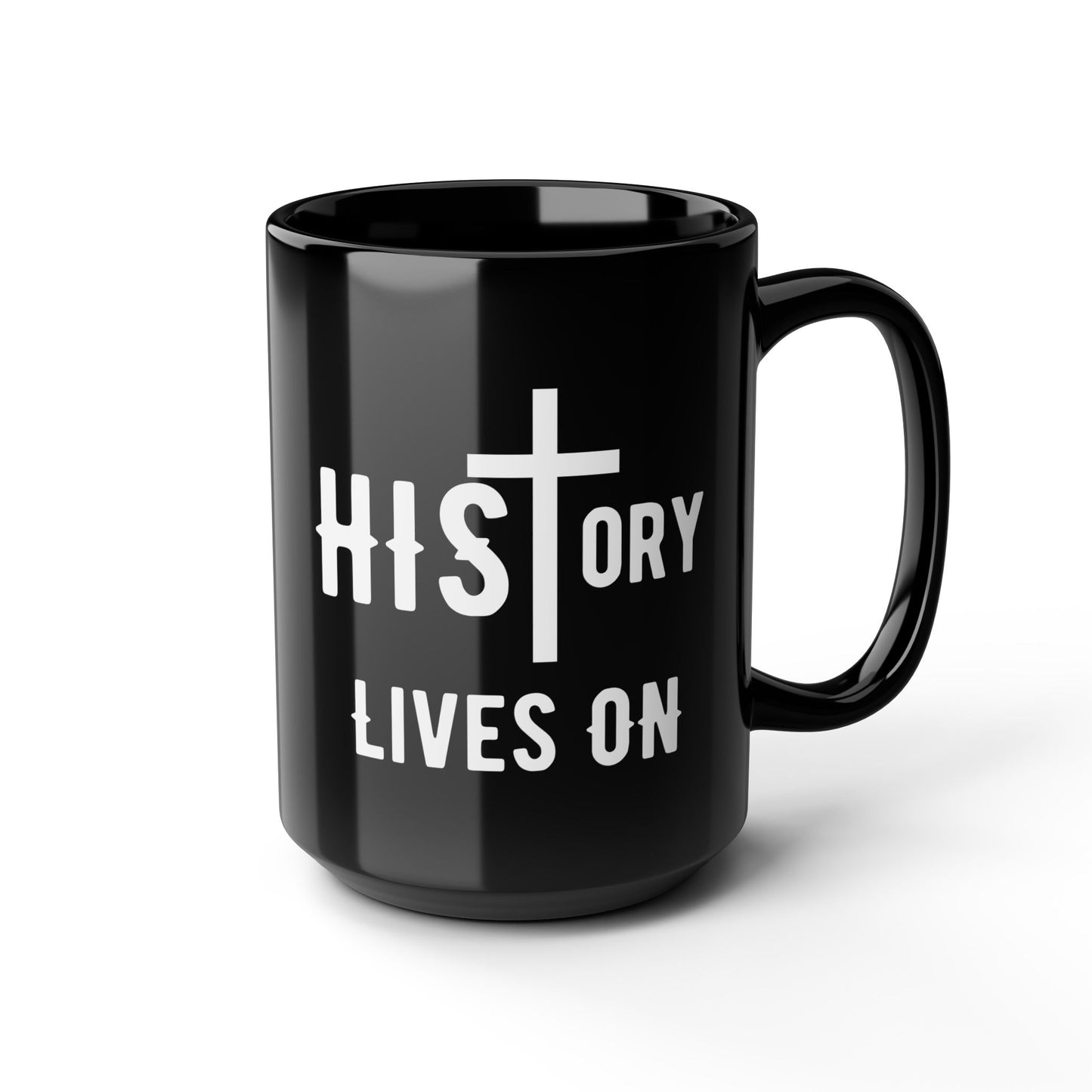 HIStory Lives On, Black Mug (11oz, 15oz)