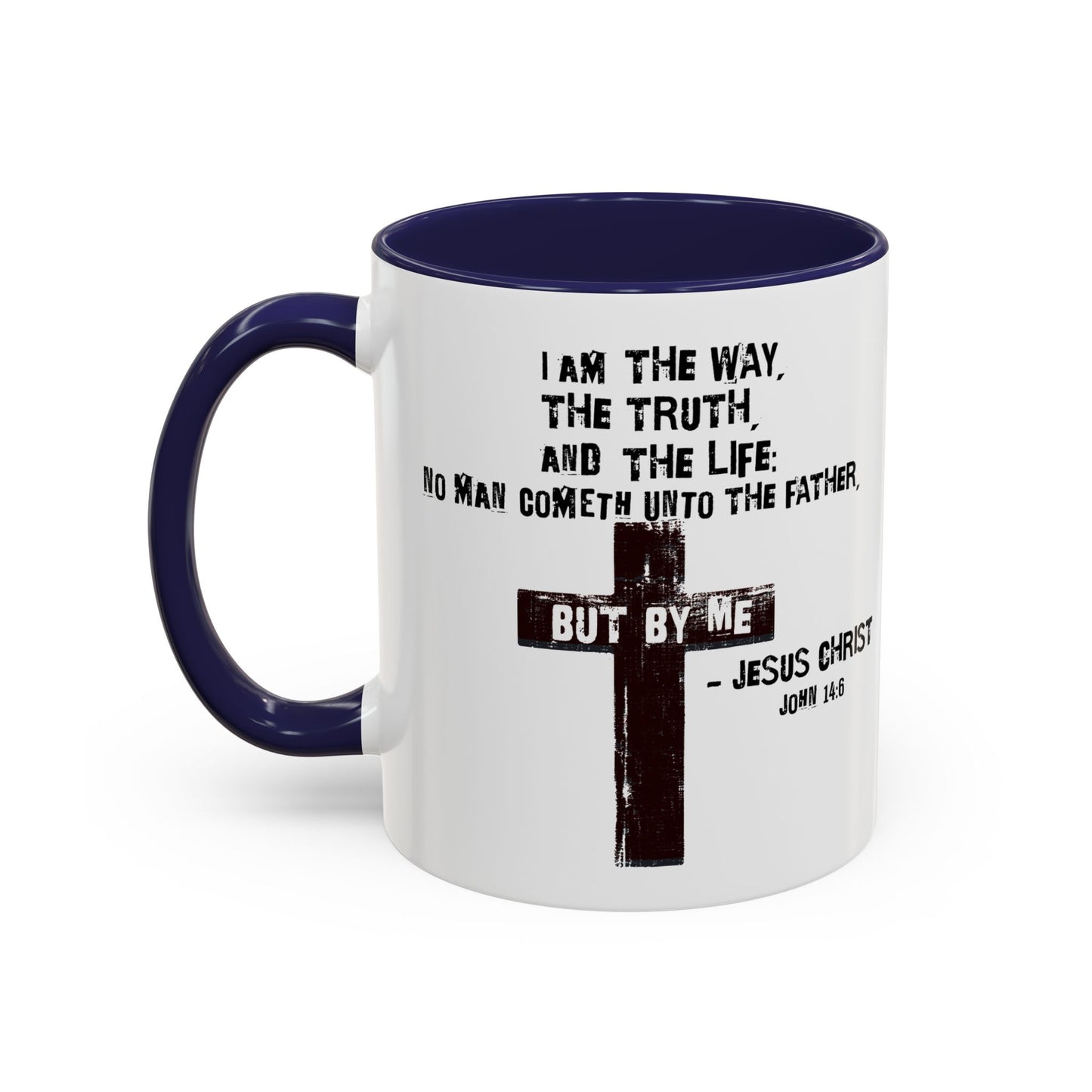 Jesus is The Way Accent Coffee Mug, 11oz, tea, hot chocolate