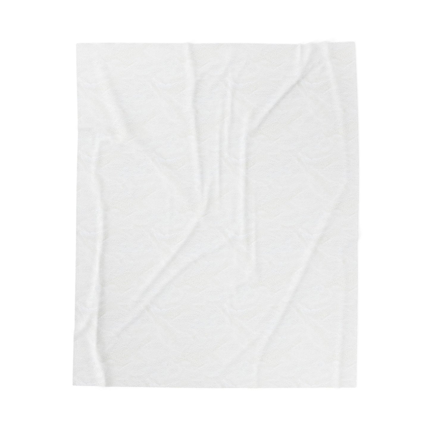 Polar Bear Velveteen Plush Blanket - Green