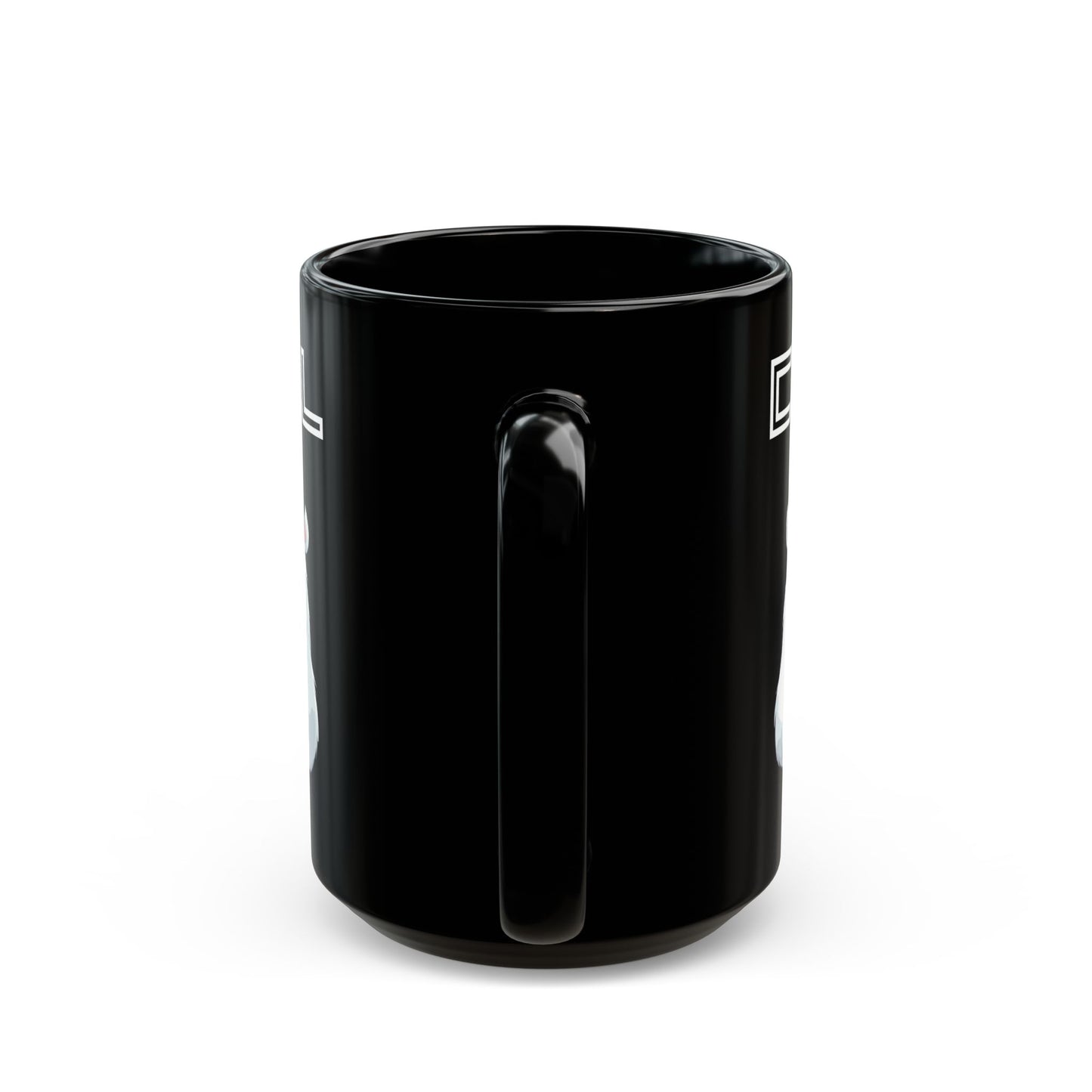 Chill Polar Bear with sunglasses Black Mug (11oz, 15oz)