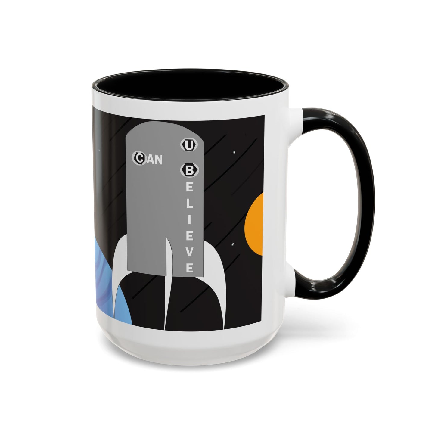 Rocket Hot Chocolate Mug, Gift for child, Inspirational - 11oz or 15oz