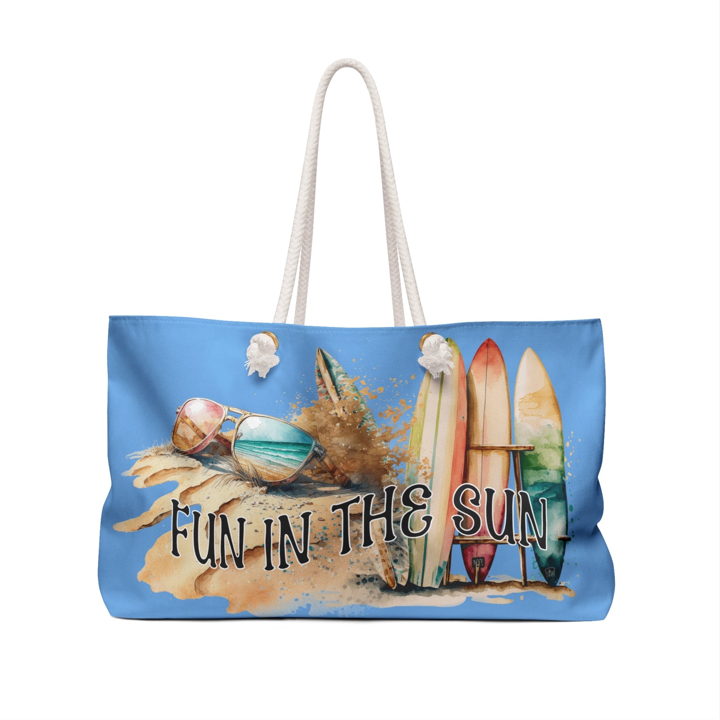 Fun in the Sun Weekender Tote Bag, Vacation, Beach fun