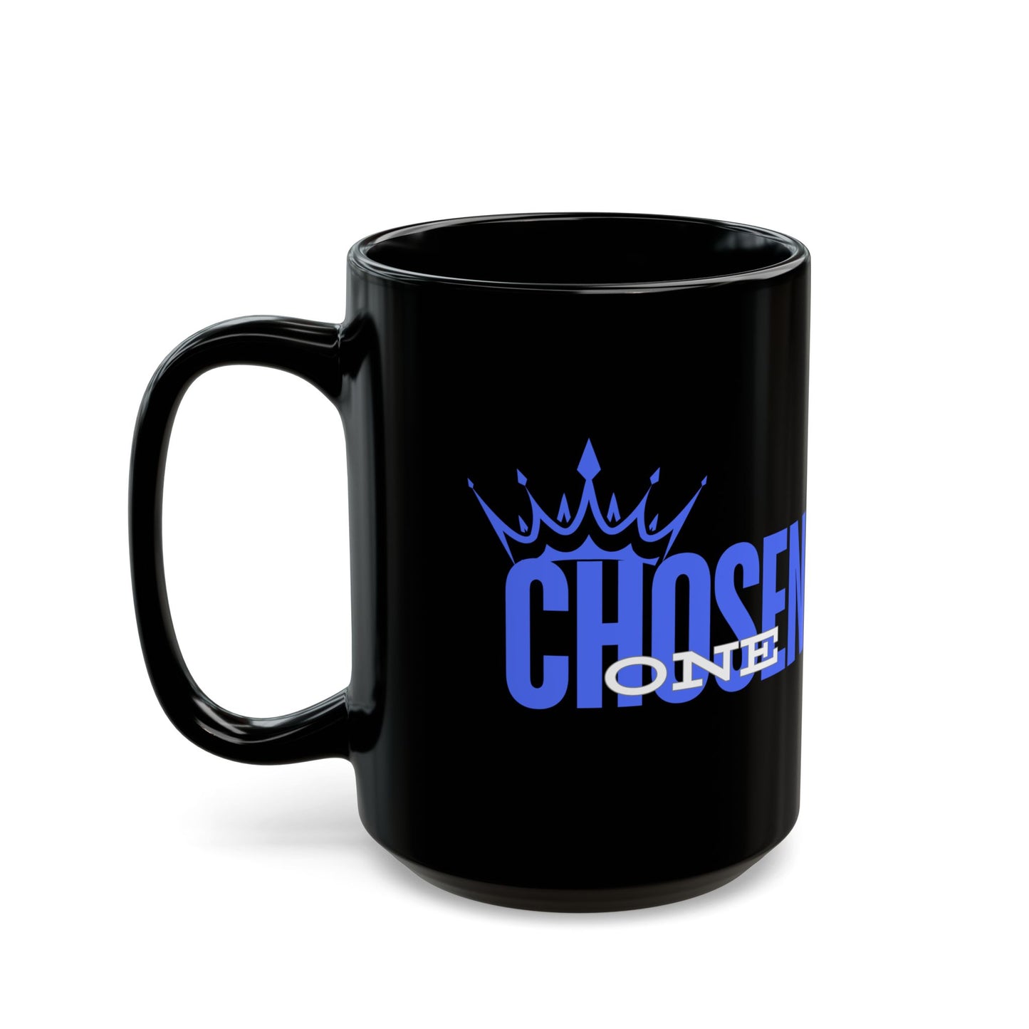Chosen One with crown, Black Mug (11 oz, 15 oz)