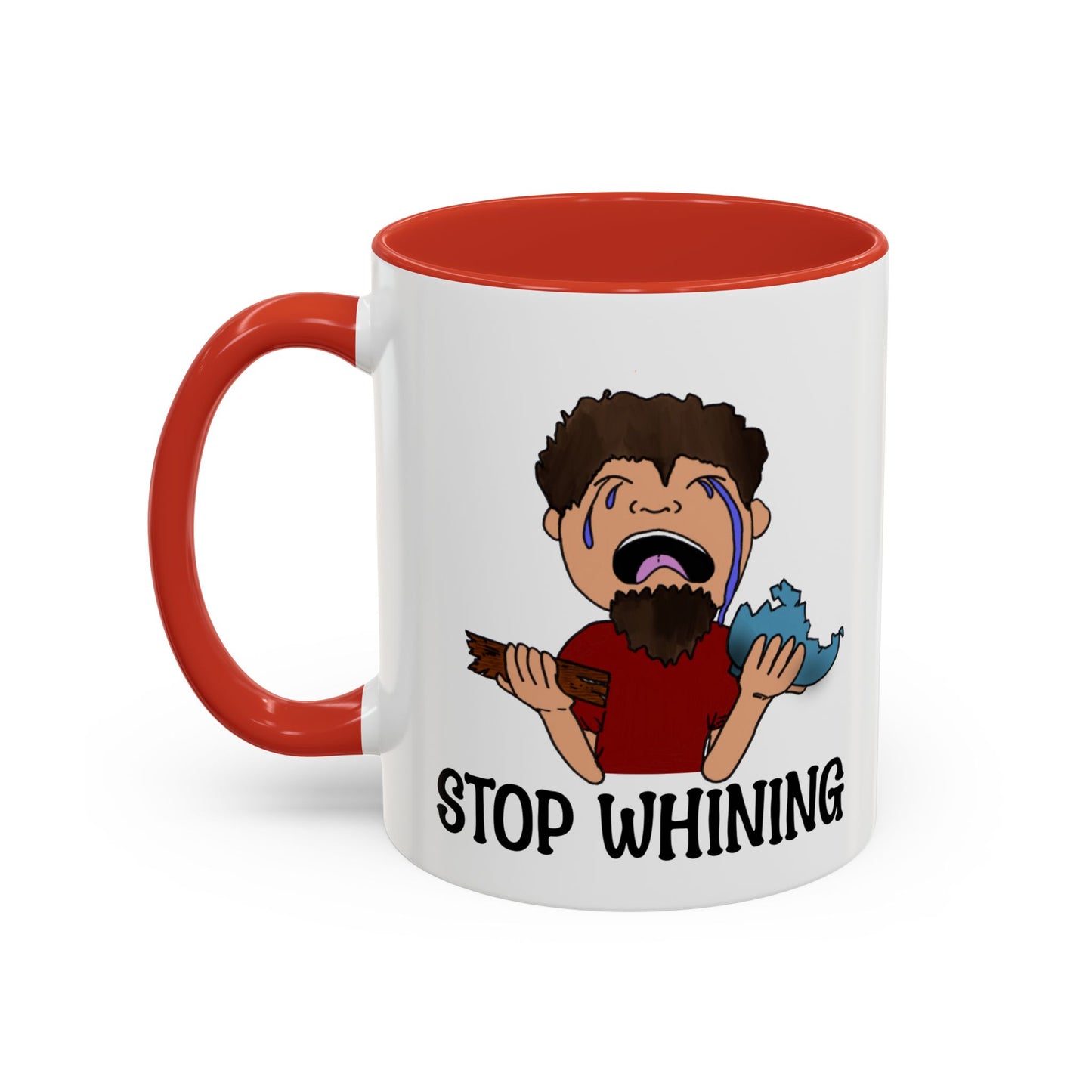 Stop Whining Accent Coffee Mug, 11oz and 15oz, birthday gift, fun gift, Philippians 2:14
