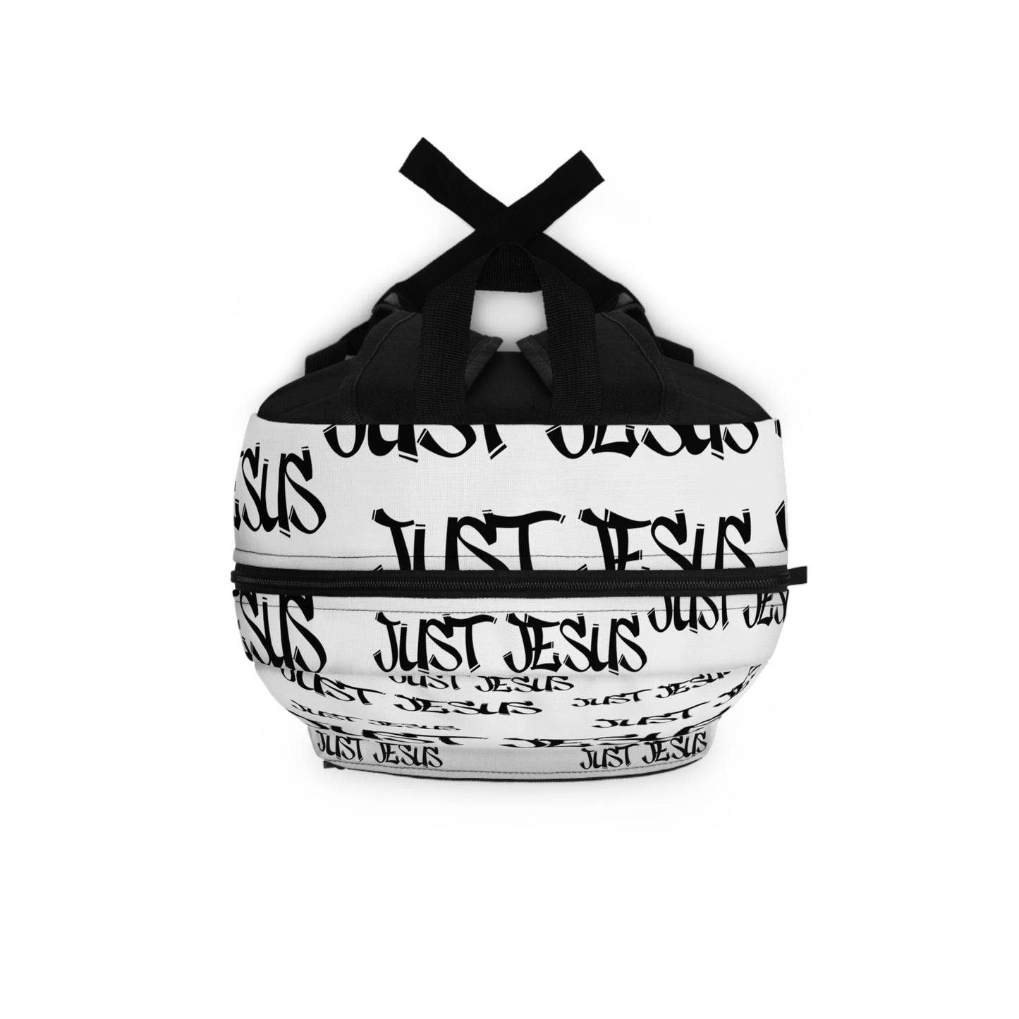 Just Jesus Backpack (white), gift, sleepover, camping, day trips, school