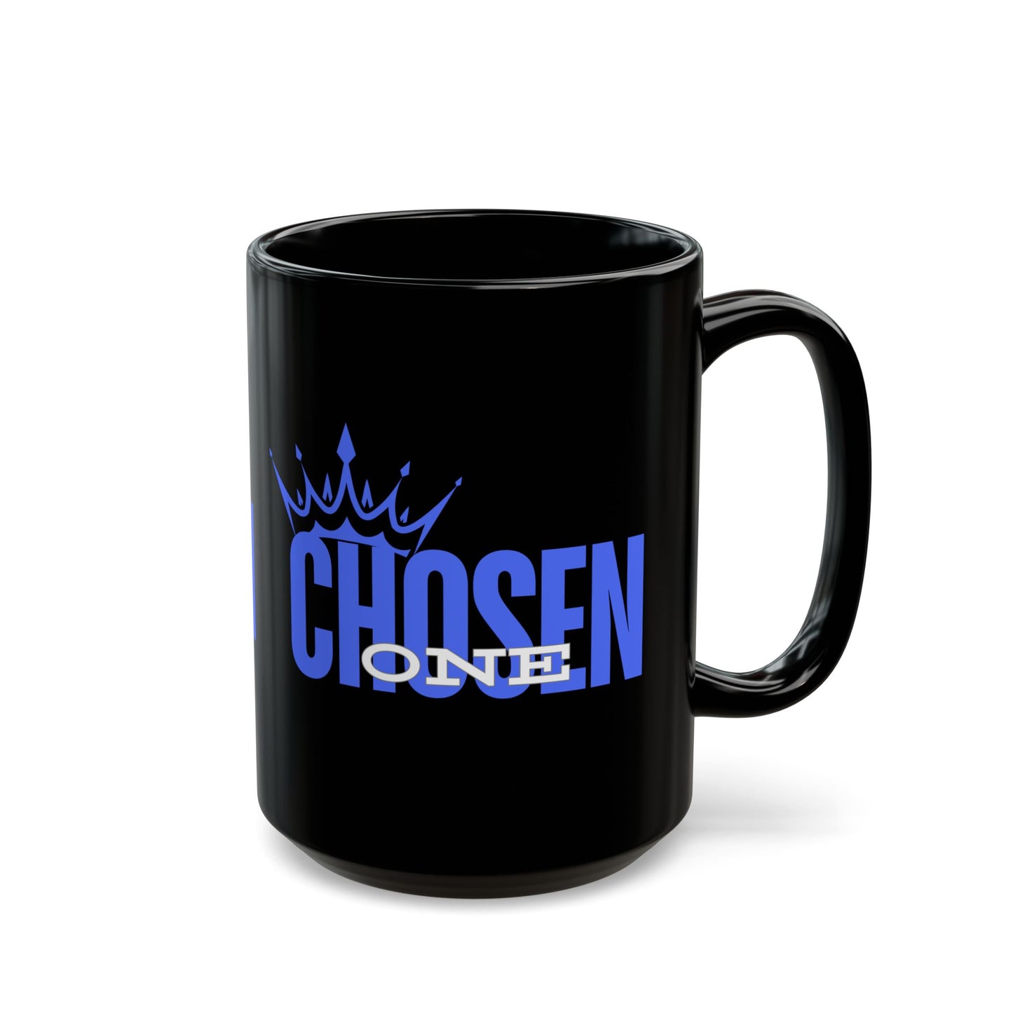 Chosen One with crown, Black Mug (11 oz, 15 oz)