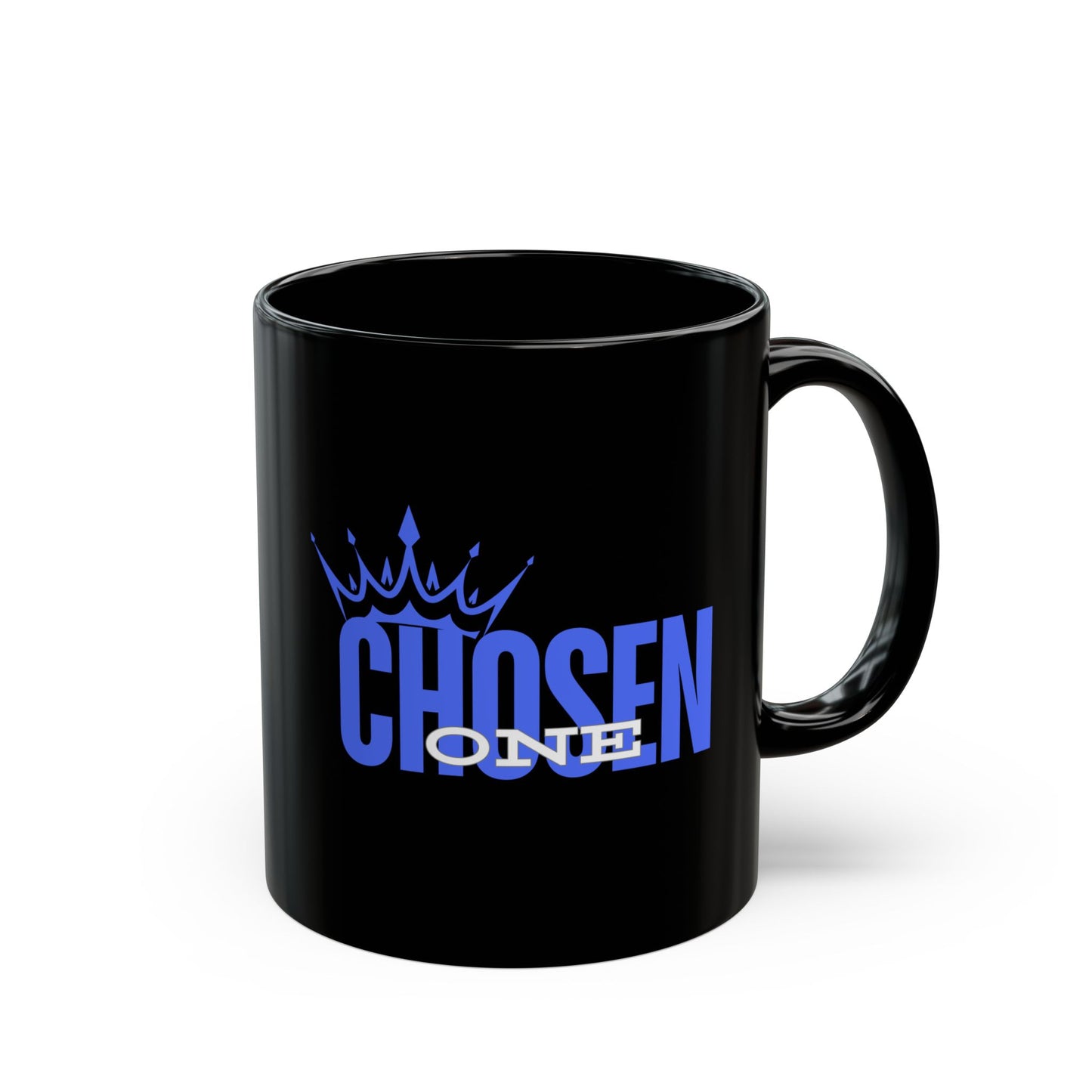 Chosen One with crown, Black Mug (11 oz, 15 oz)