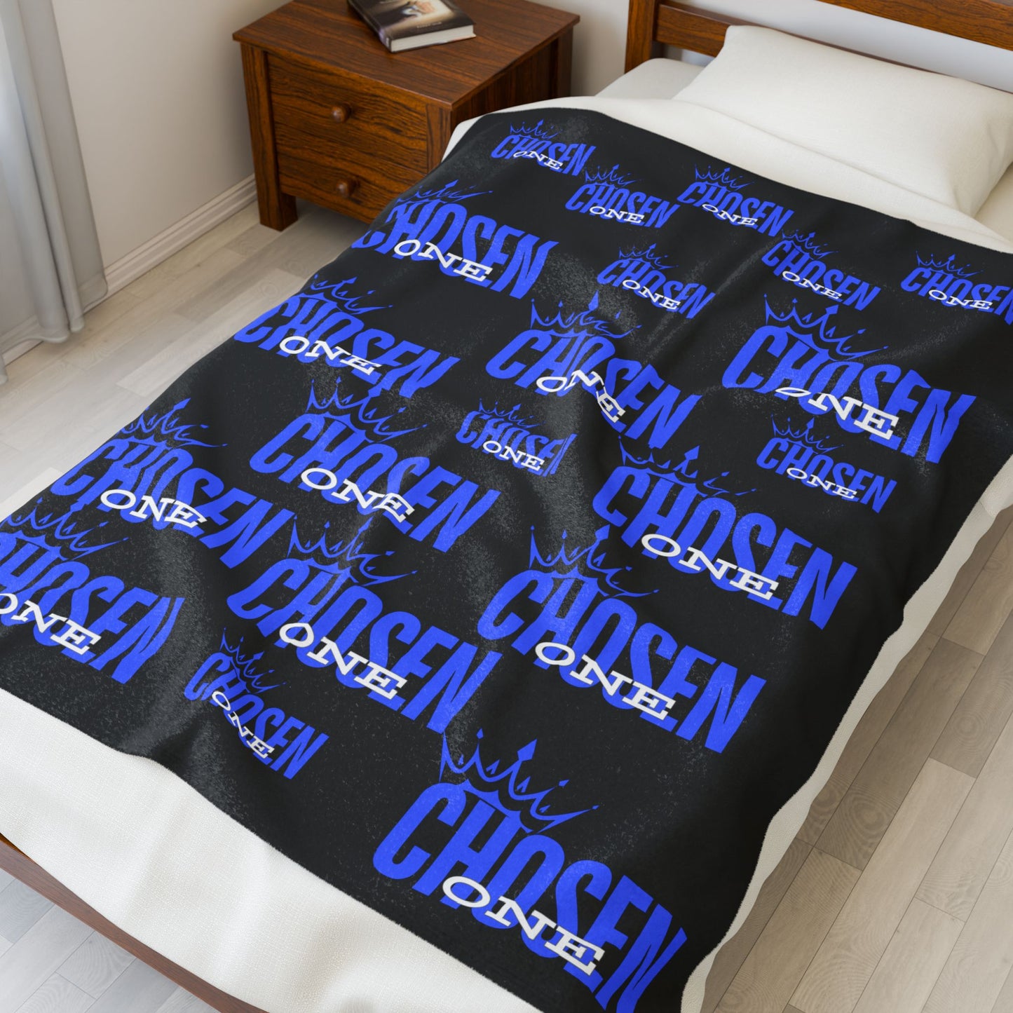 Chosen One - Crown - Velveteen Plush Blanket