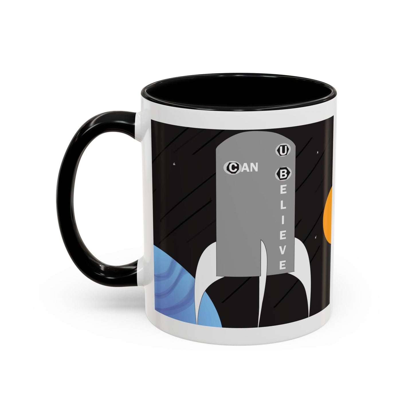 Rocket Hot Chocolate Mug, Gift for child, Inspirational - 11oz or 15oz