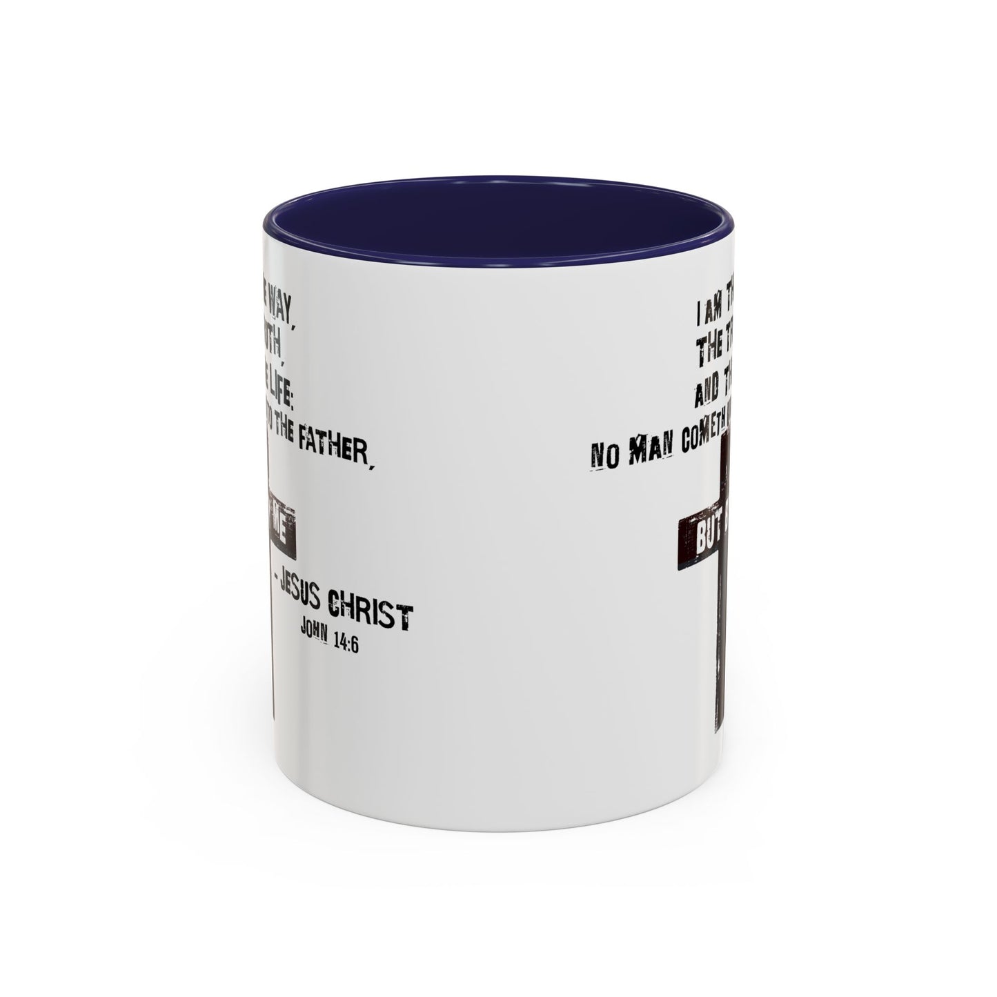 Jesus is The Way Accent Coffee Mug, 11oz, tea, hot chocolate