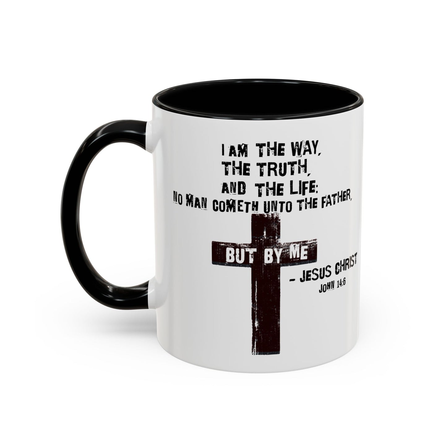 Jesus is The Way Accent Coffee Mug, 11oz, tea, hot chocolate