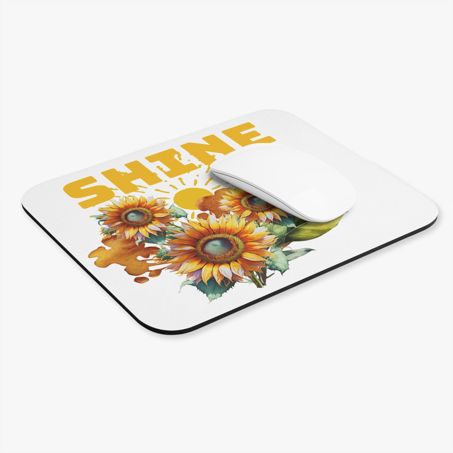SHINE Mouse Pad (9"x8" Rectangle) , sunflowers