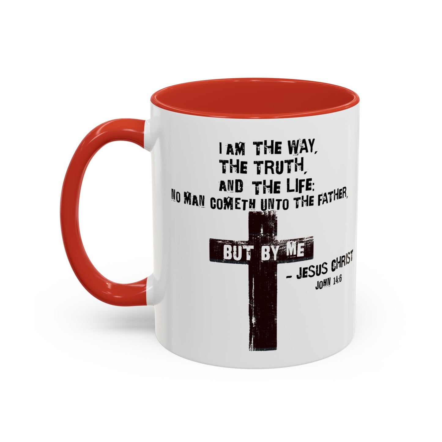 Jesus is The Way Accent Coffee Mug, 11oz, tea, hot chocolate