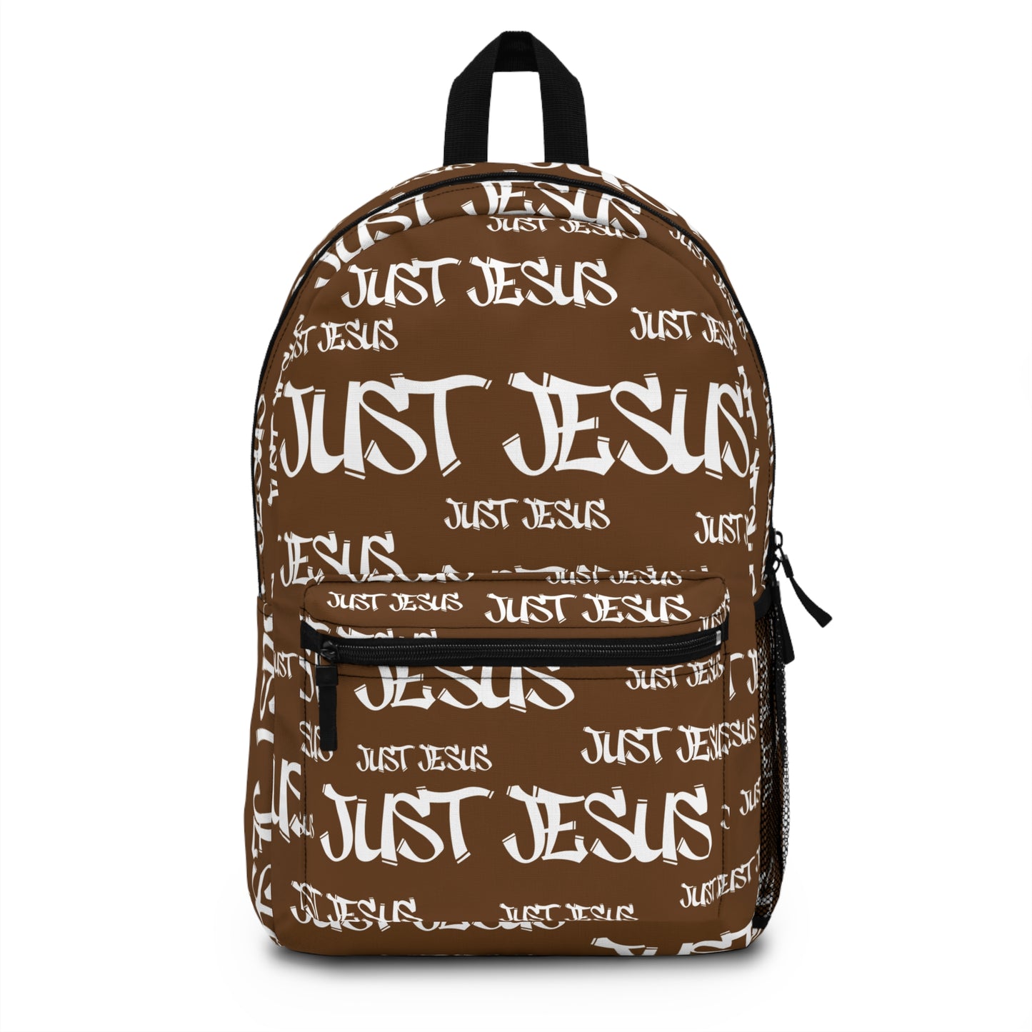 Just Jesus Backpack (brown), gift, sleepover, camping, day trips, school