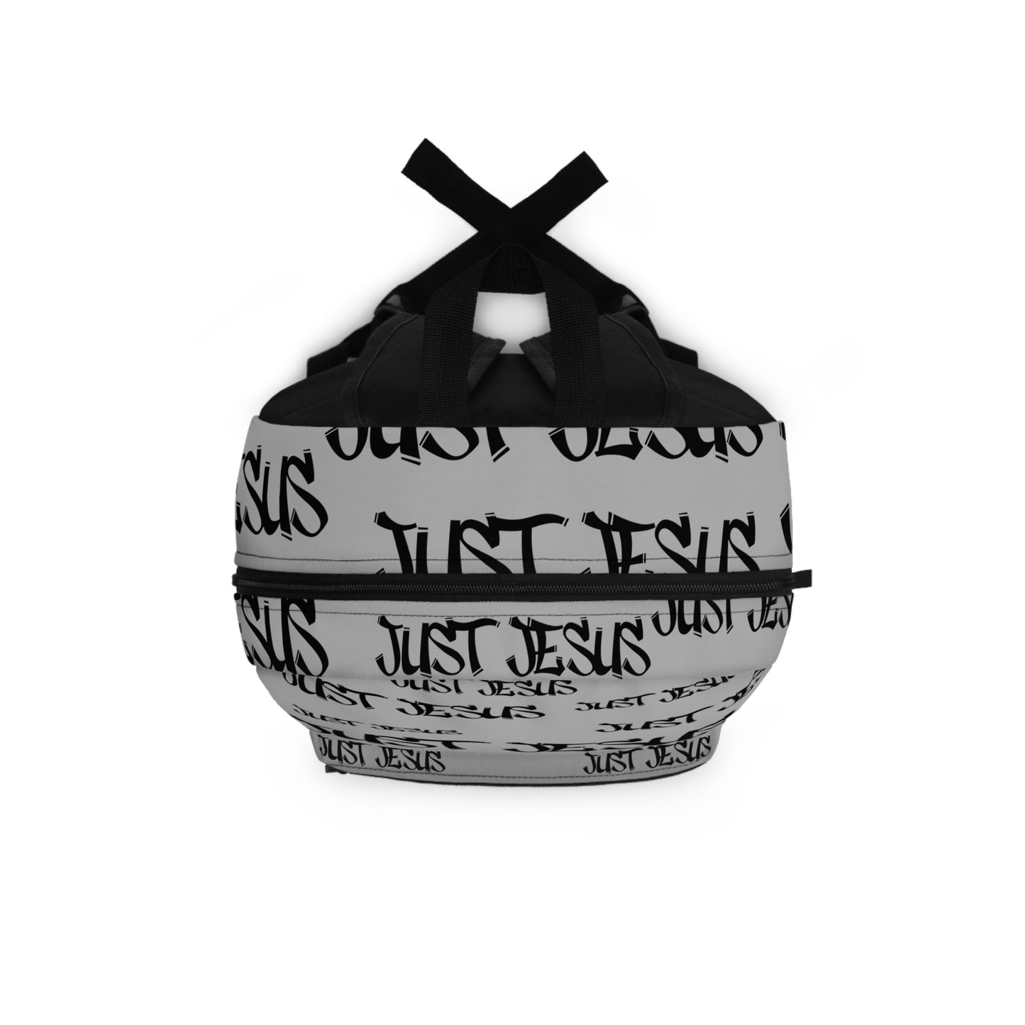 Just Jesus Backpack (light gray), gift, sleepover, camping, day trips, school