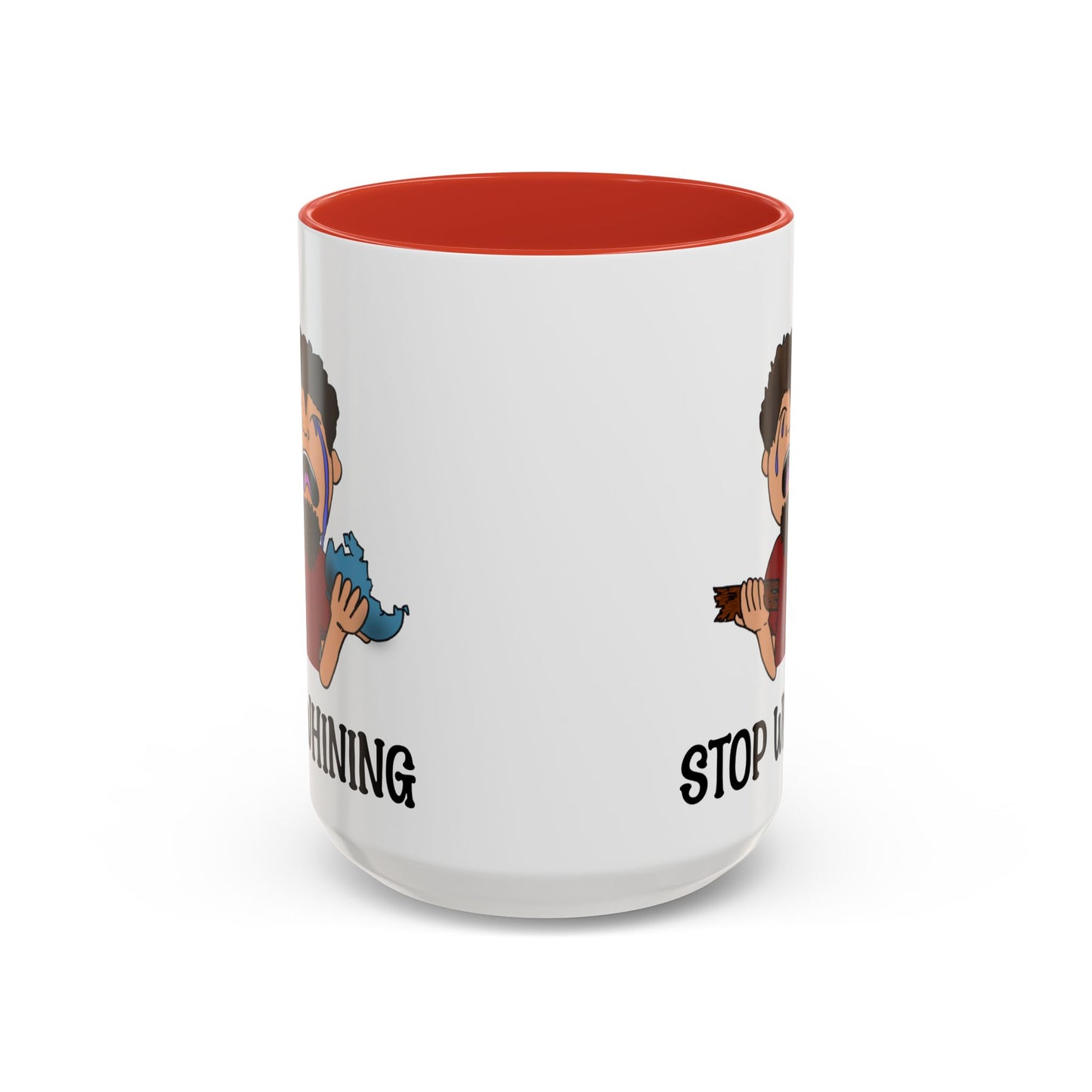Stop Whining Accent Coffee Mug, 11oz and 15oz, birthday gift, fun gift, Philippians 2:14