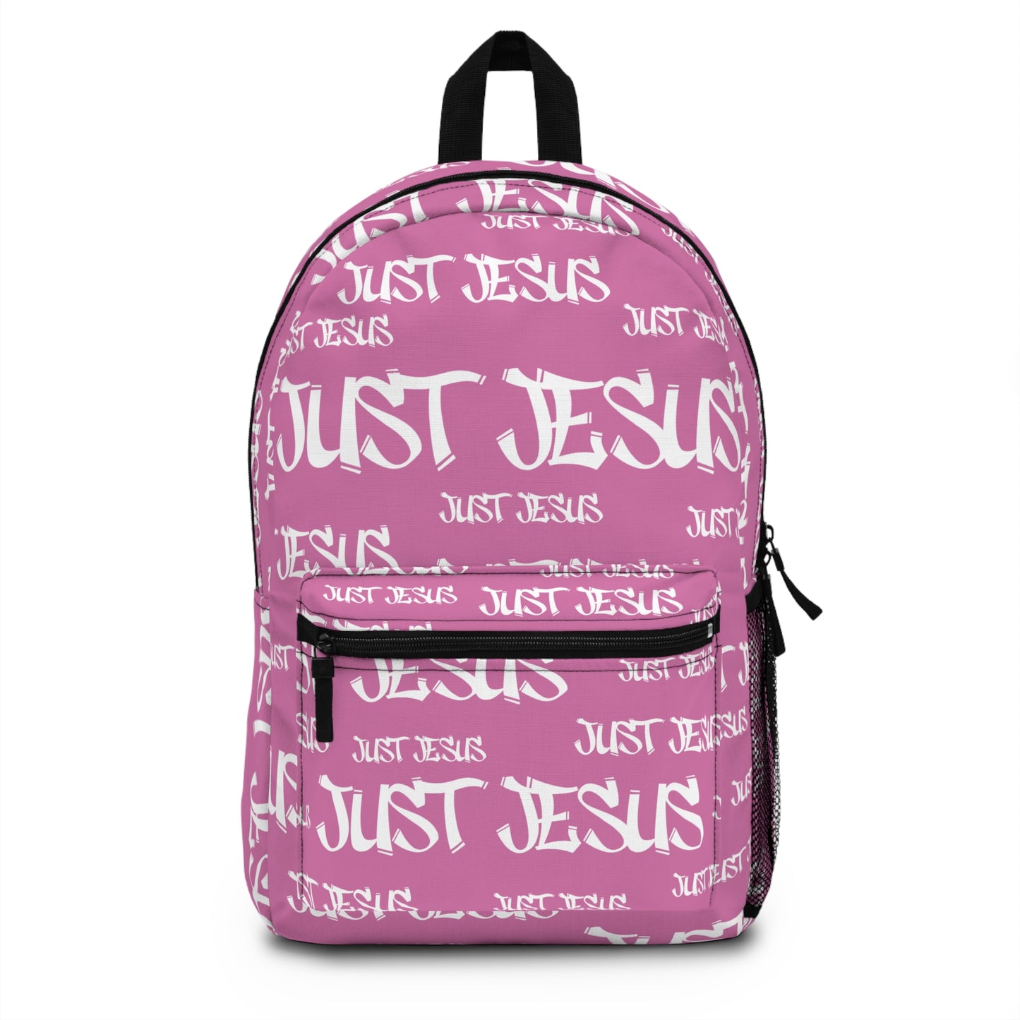 Just Jesus Backpack (light pink), gift, sleepover, camping, day trips, school