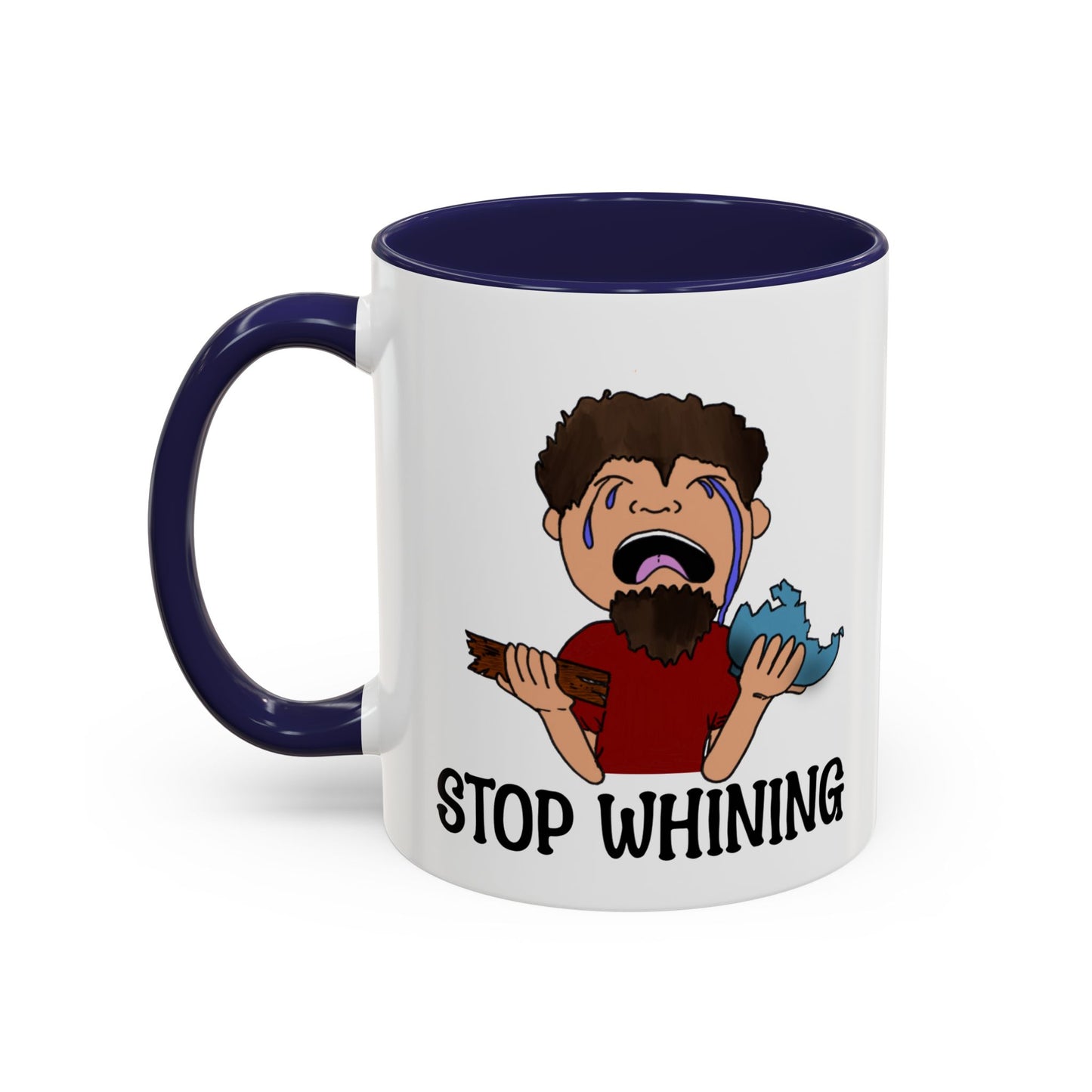 Stop Whining Accent Coffee Mug, 11oz and 15oz, birthday gift, fun gift, Philippians 2:14