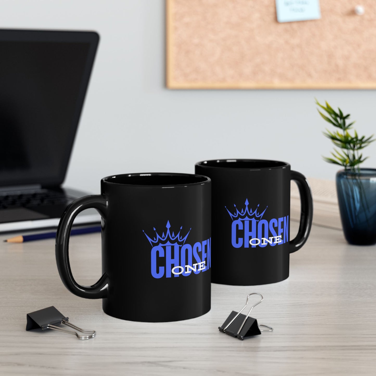 Chosen One with crown, Black Mug (11 oz, 15 oz)