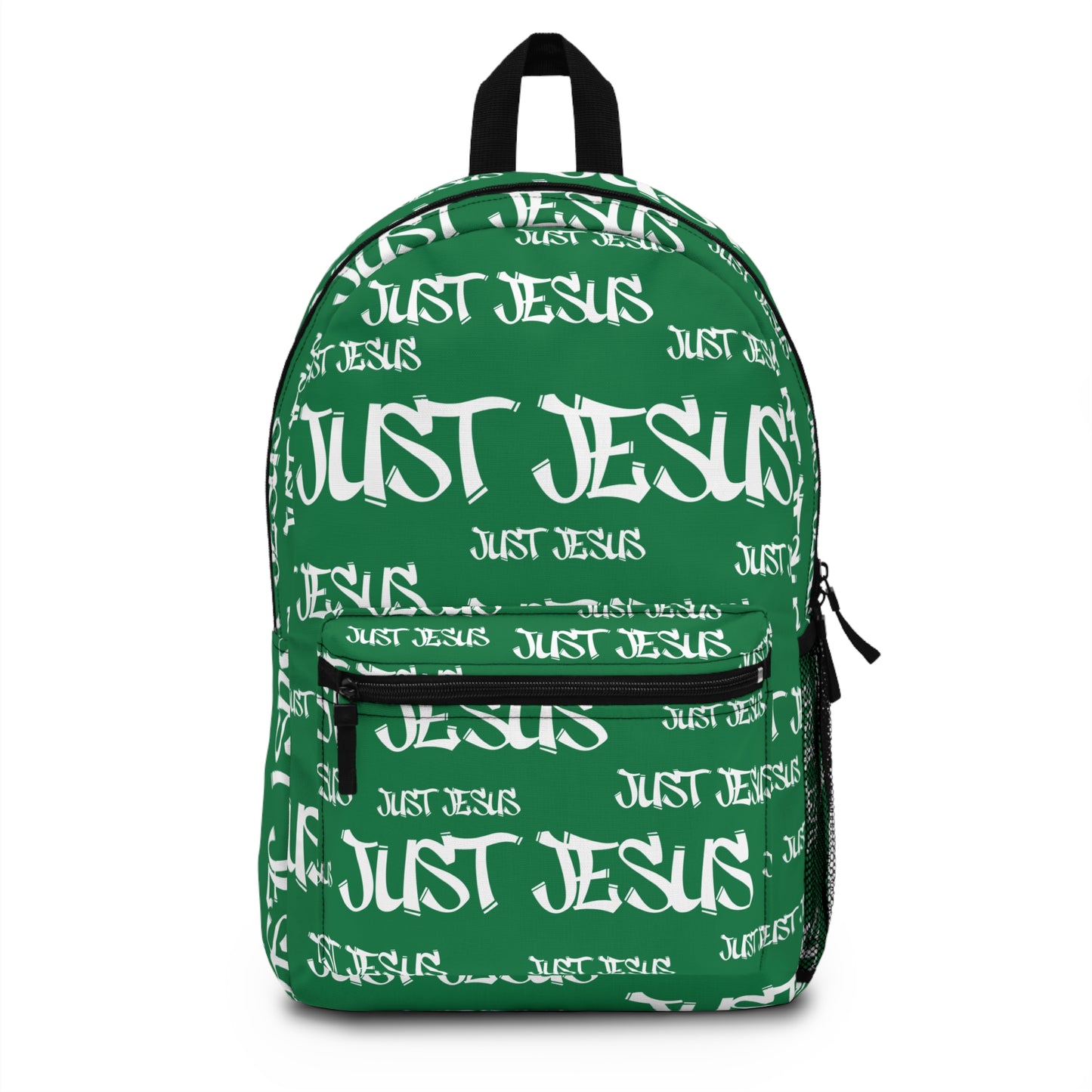 Just Jesus Backpack (dark green), gift, sleepover, camping, day trips, school
