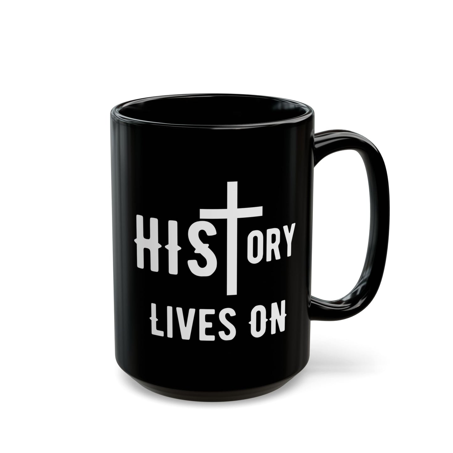 HIStory Lives On, Black Mug (11oz, 15oz)