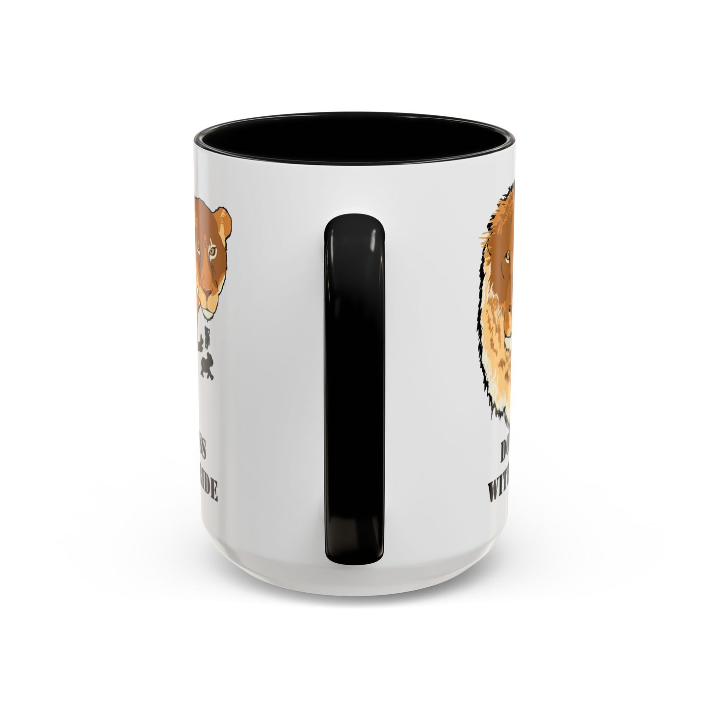 Don't Mess with my Pride, lion and lioness, Coffee Mug, 11oz and 15oz, cat lovers, family